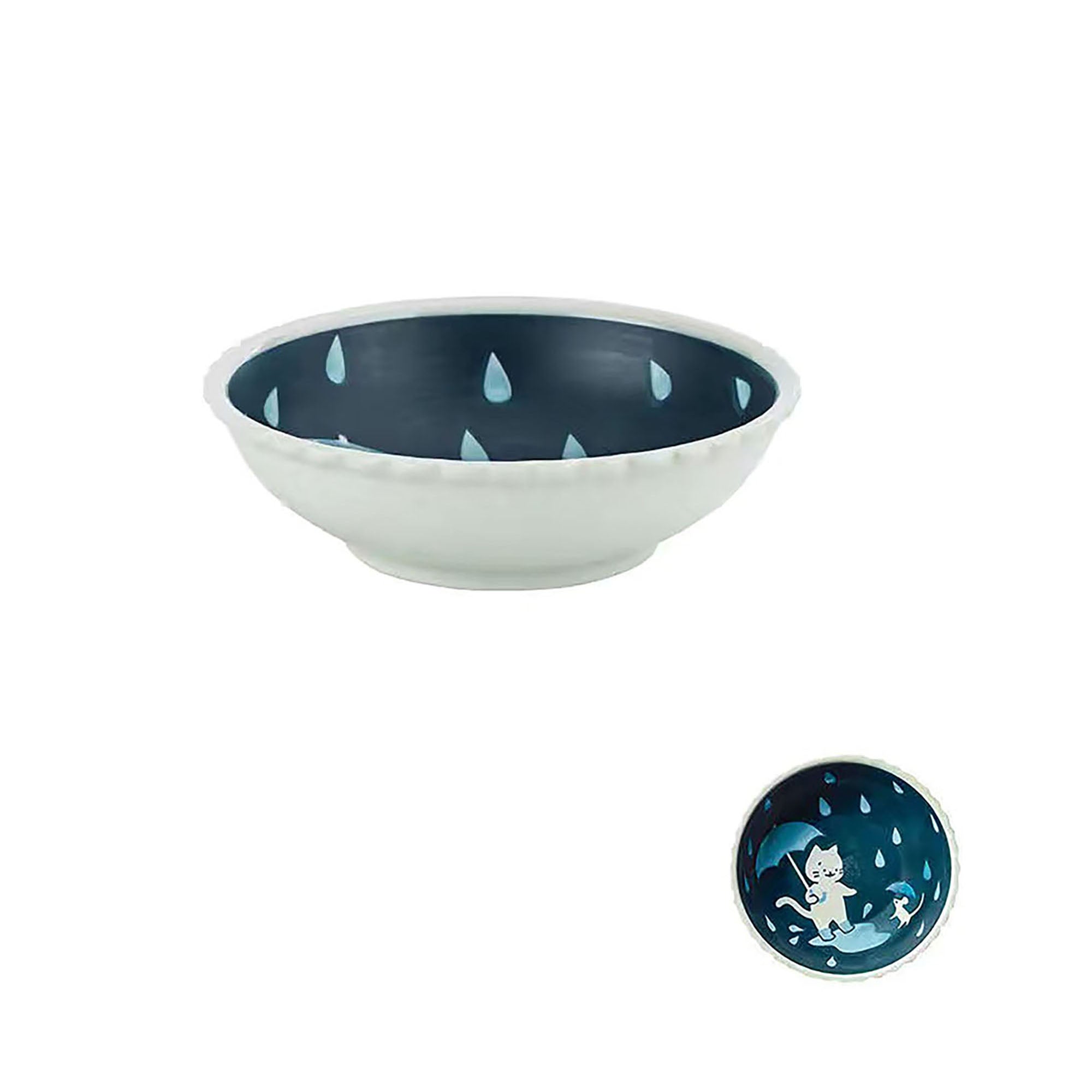 Tableware with cute Sunday cat