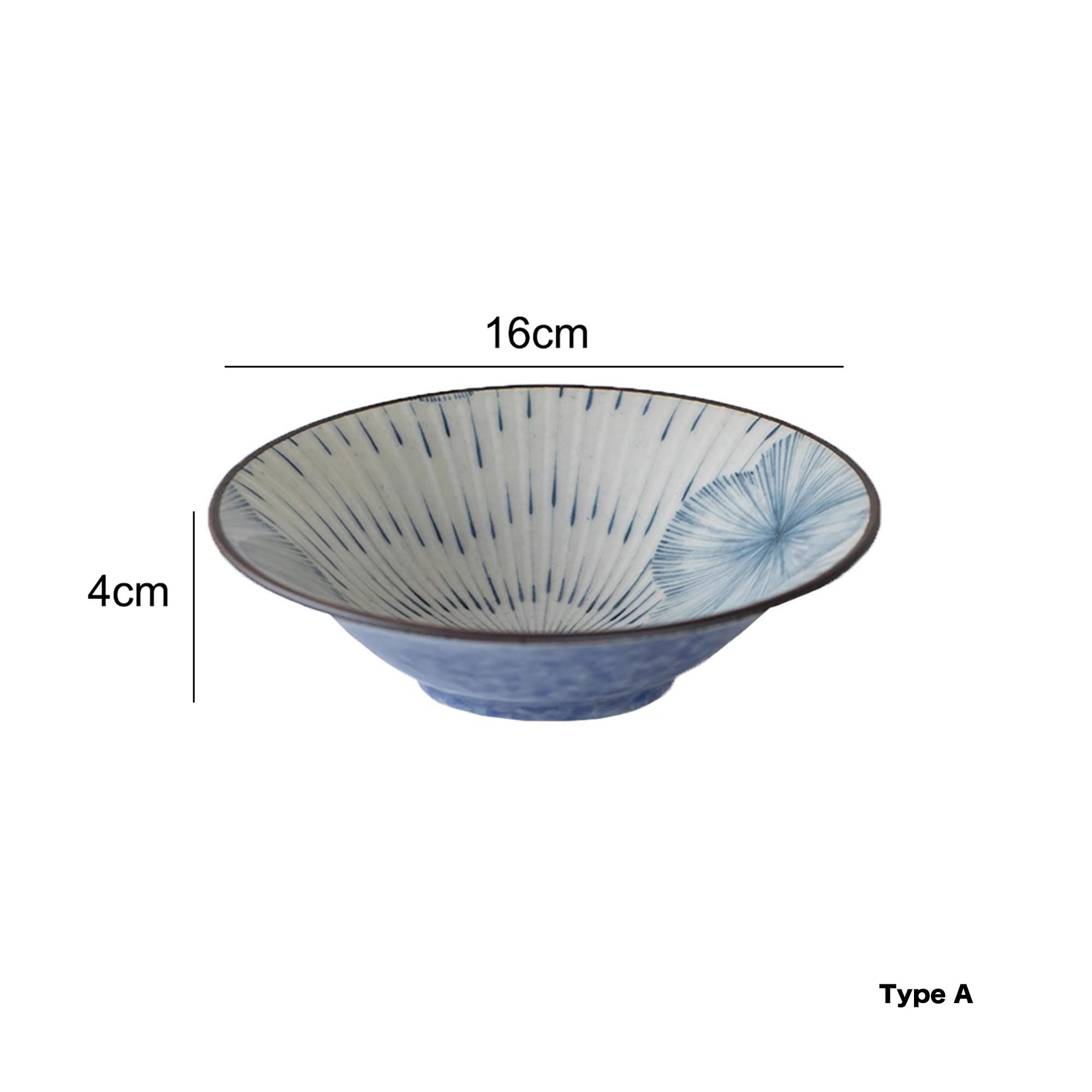 Vaisselle en céramique Mino-yaki "Sakura bleue sous la pluie”