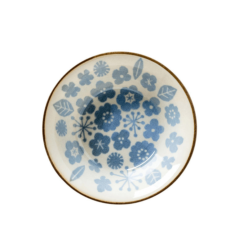 Vaisselle  avec dessin de style rétro japonais