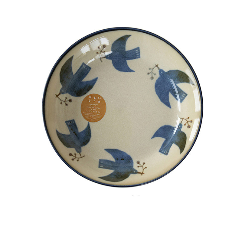 Vaisselle  avec dessin de style rétro japonais