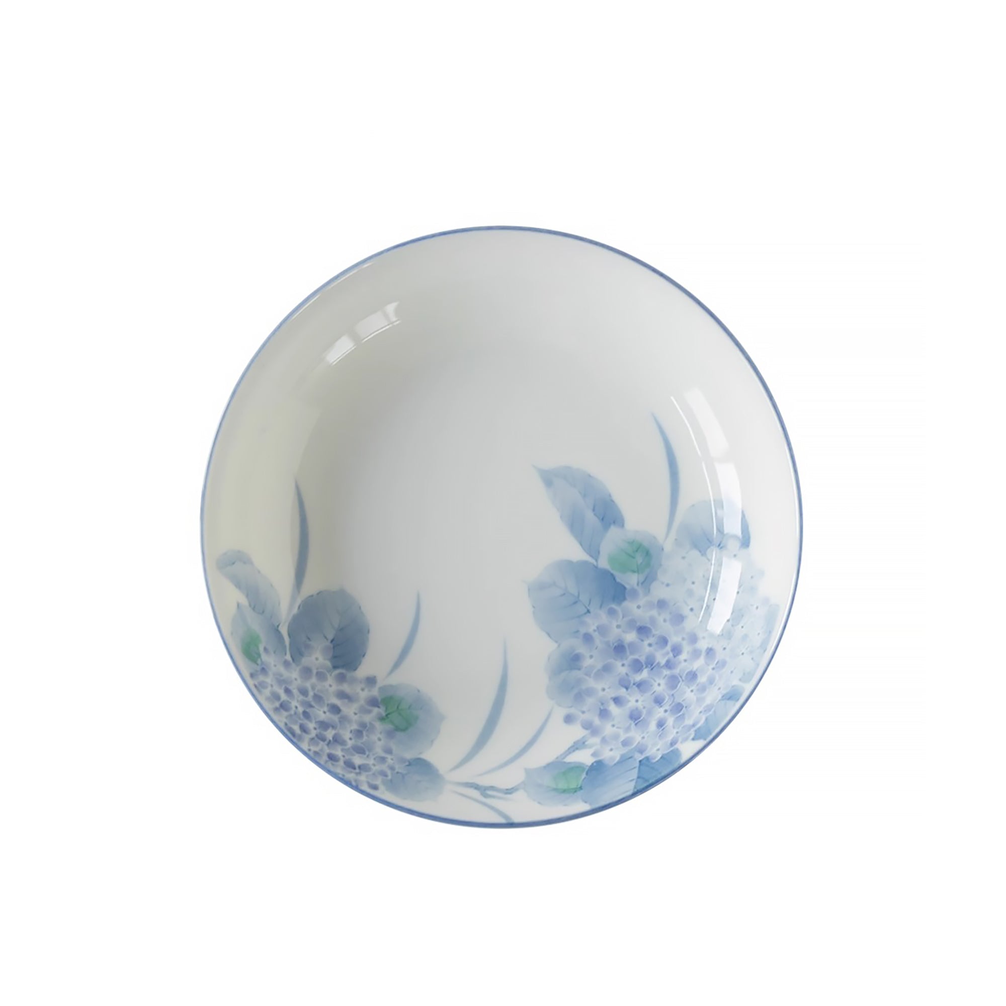 Vaisselle en porcelaine Minoyaki avec Motif hortensia