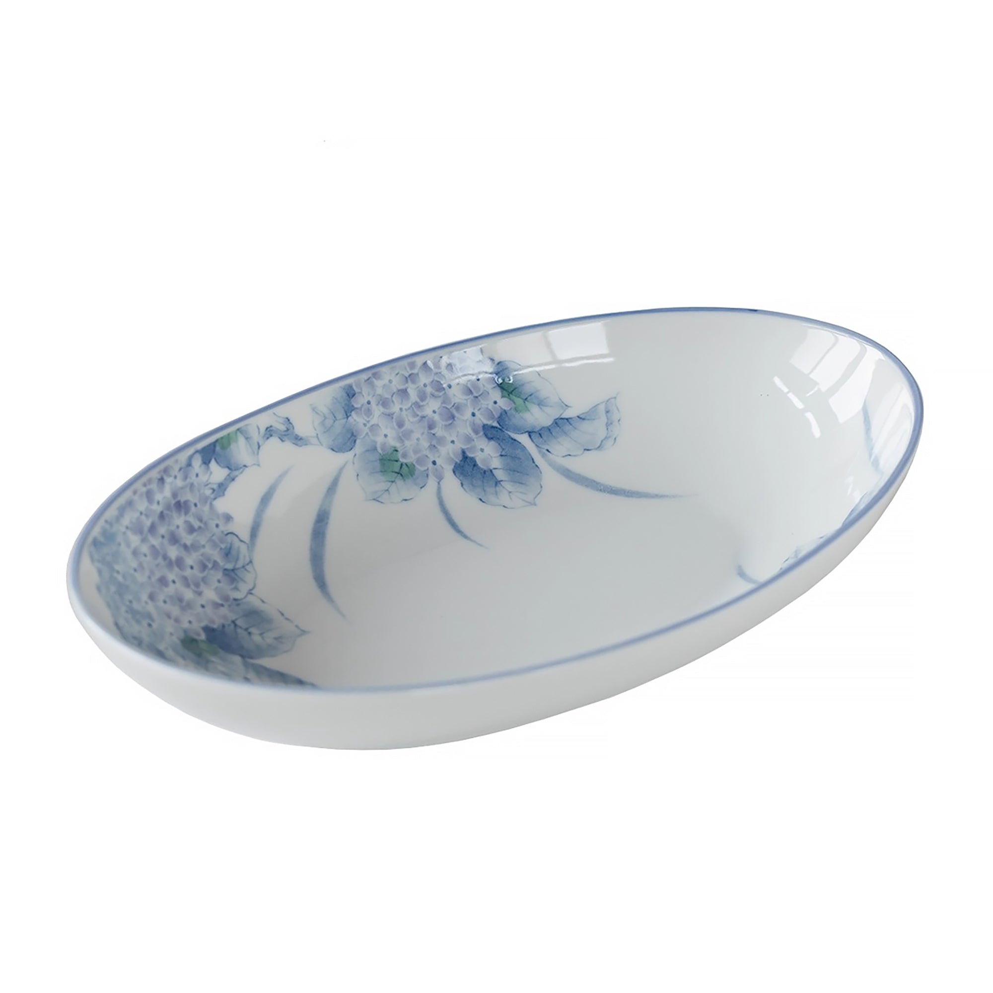 Vaisselle en porcelaine Minoyaki avec Motif hortensia
