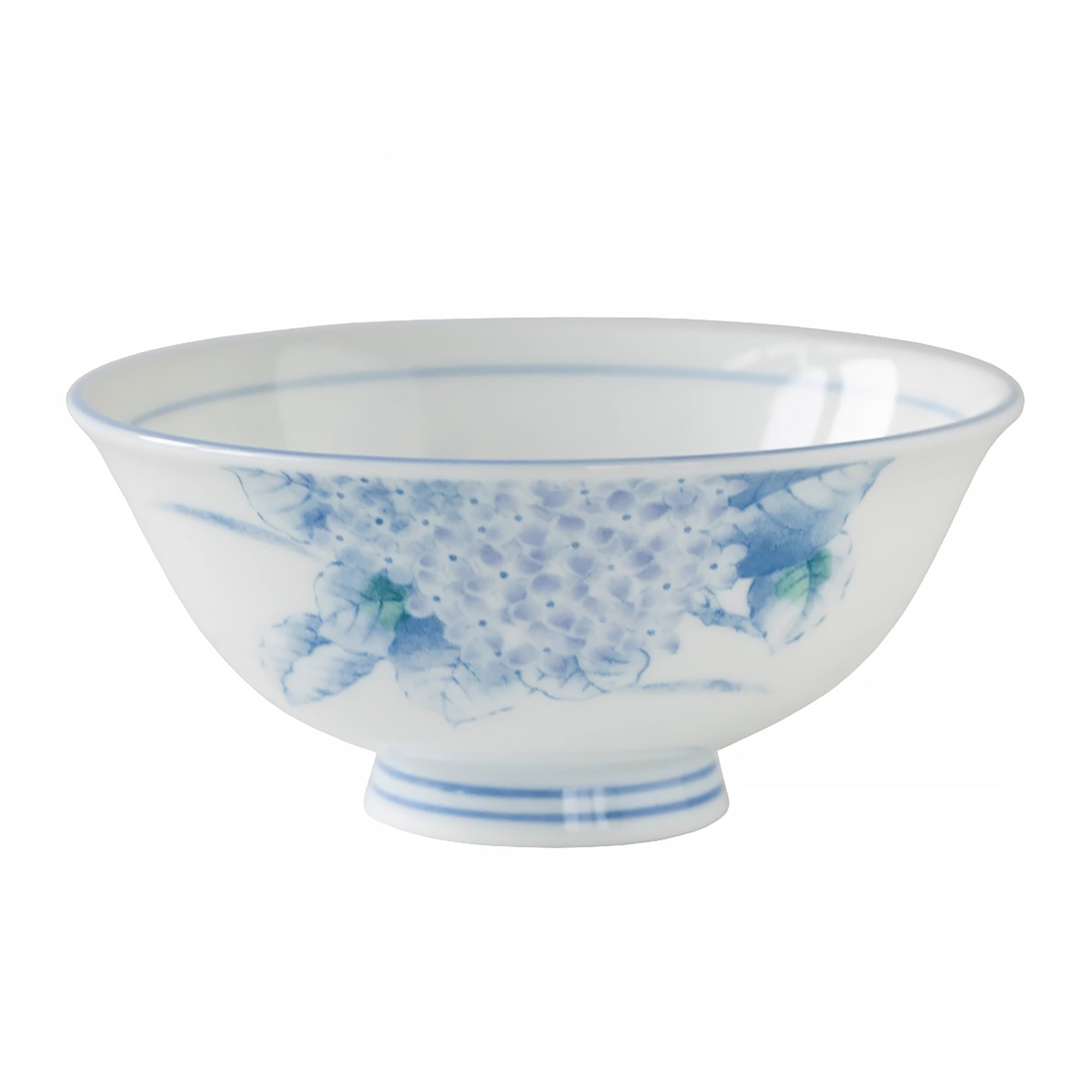 Vaisselle en porcelaine Minoyaki avec Motif hortensia