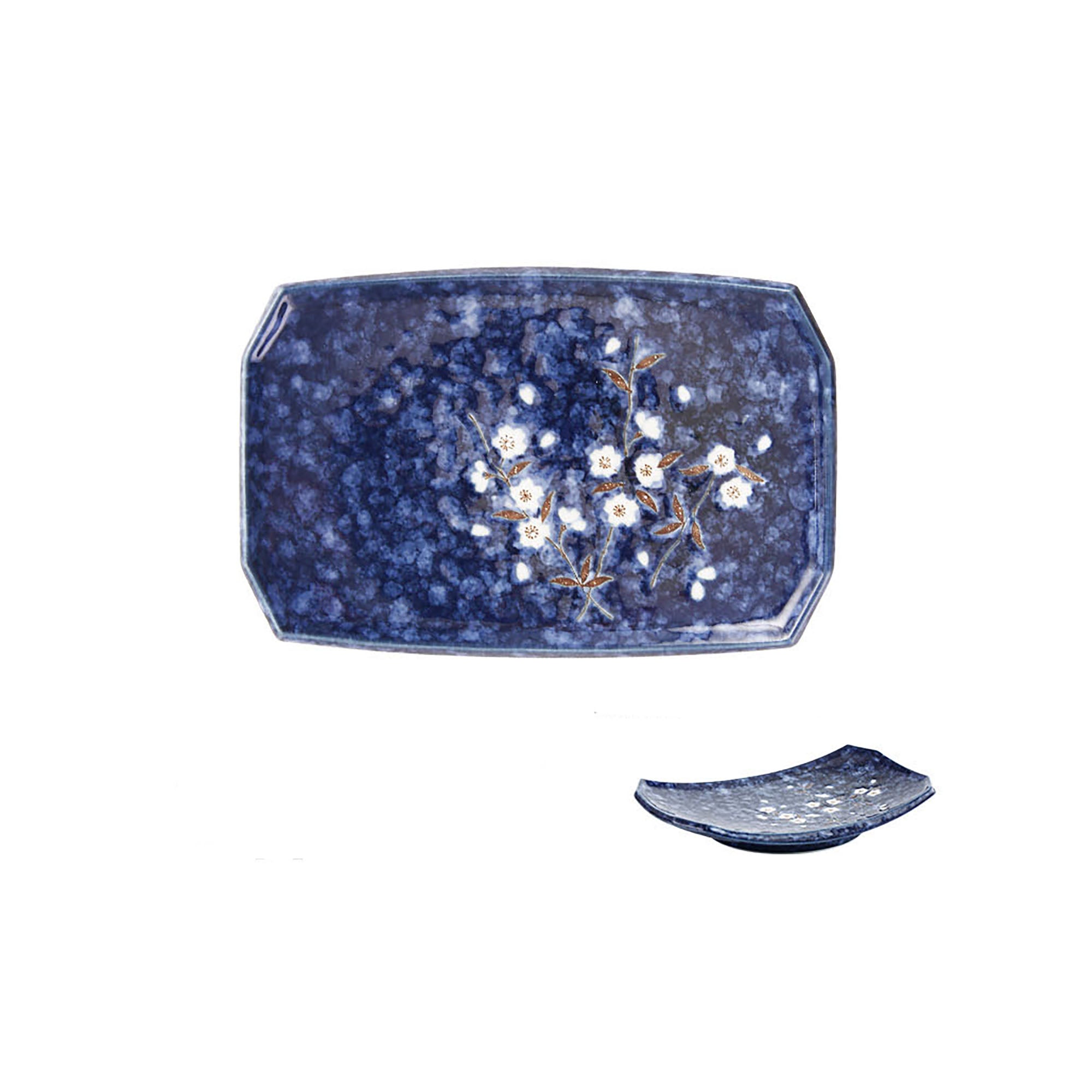 Night cherry patterned tableware