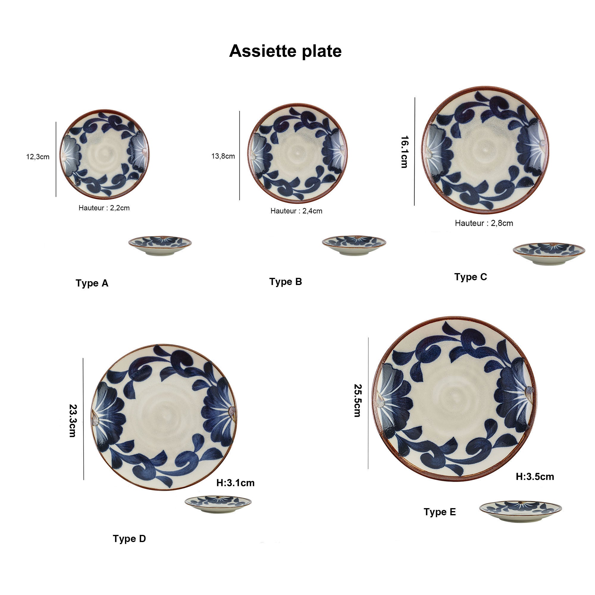 Karakusa-patterned tableware
