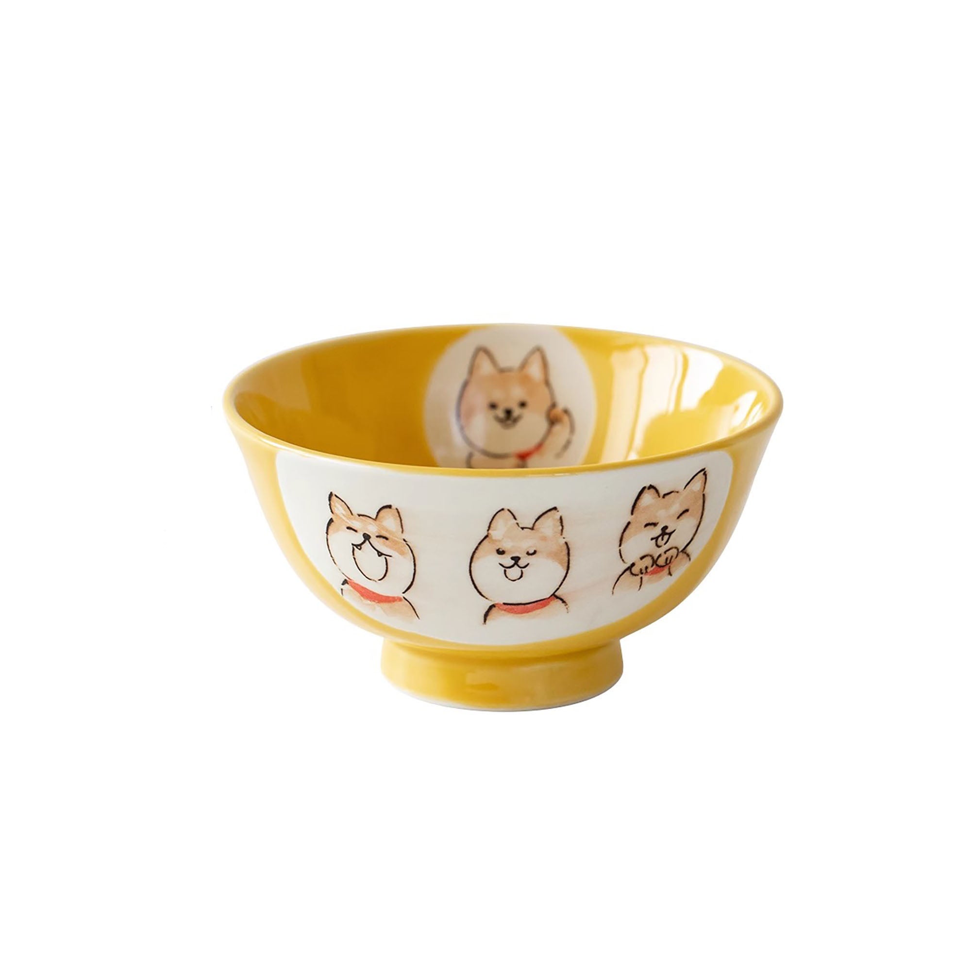 Vaisselle en céramique Setoyaki Shiba Inu