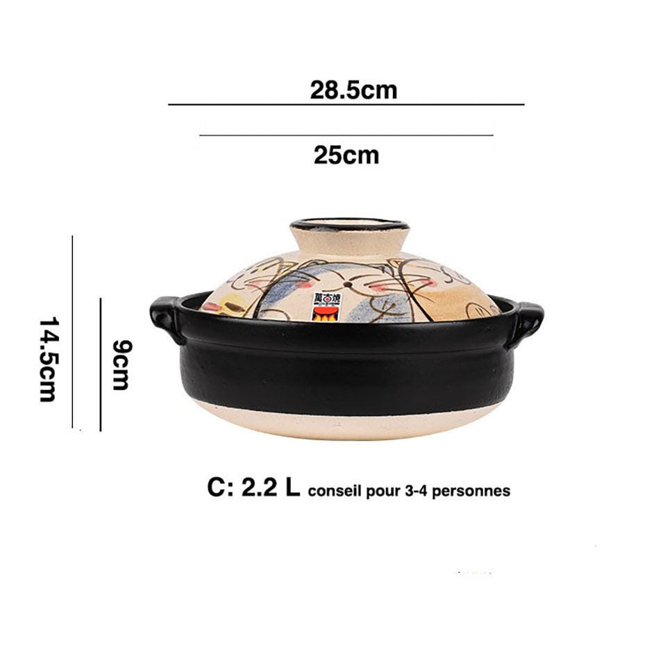 Wangoyaki casserole - cute cat
