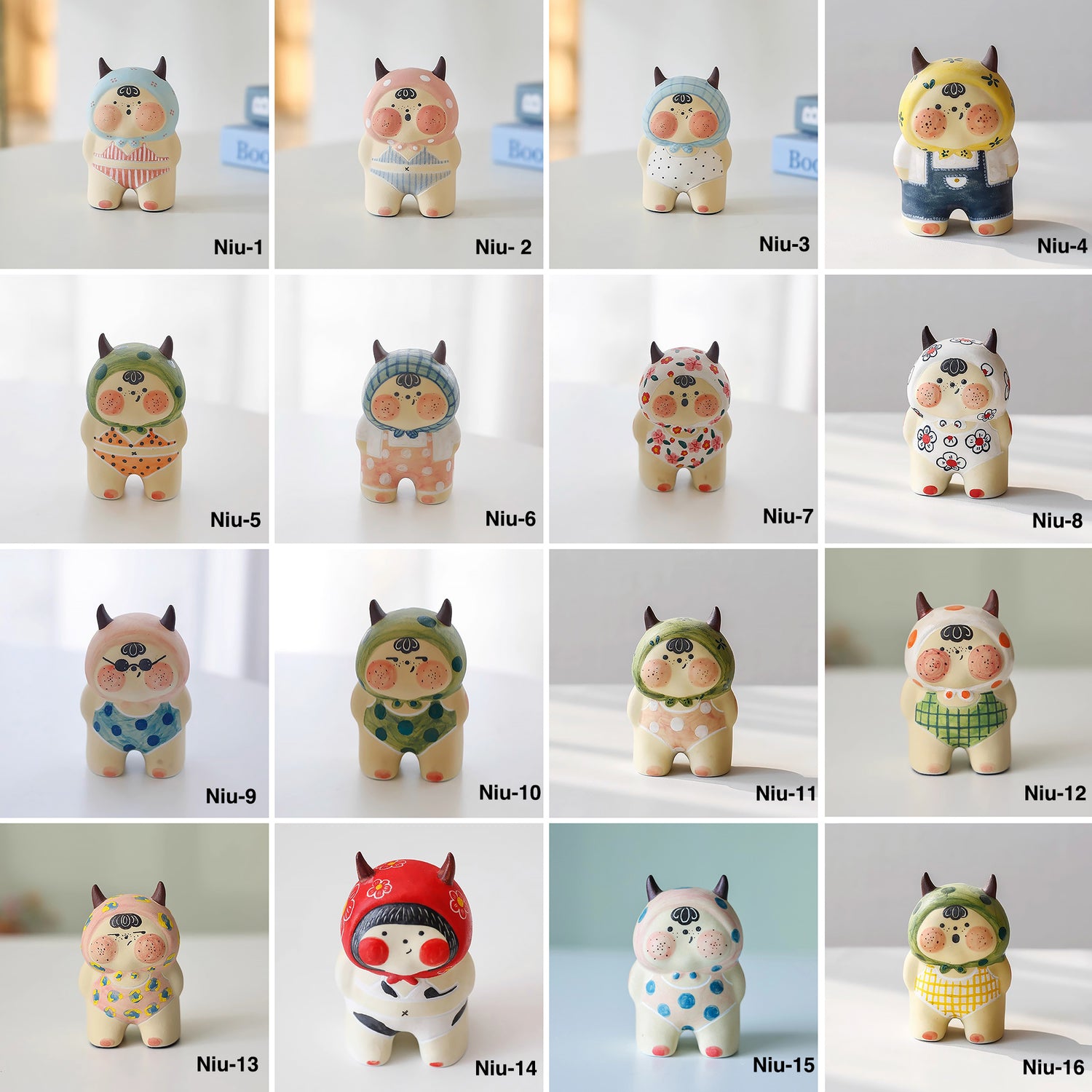 Figurine poupée artisanale en céramique faite à la main
