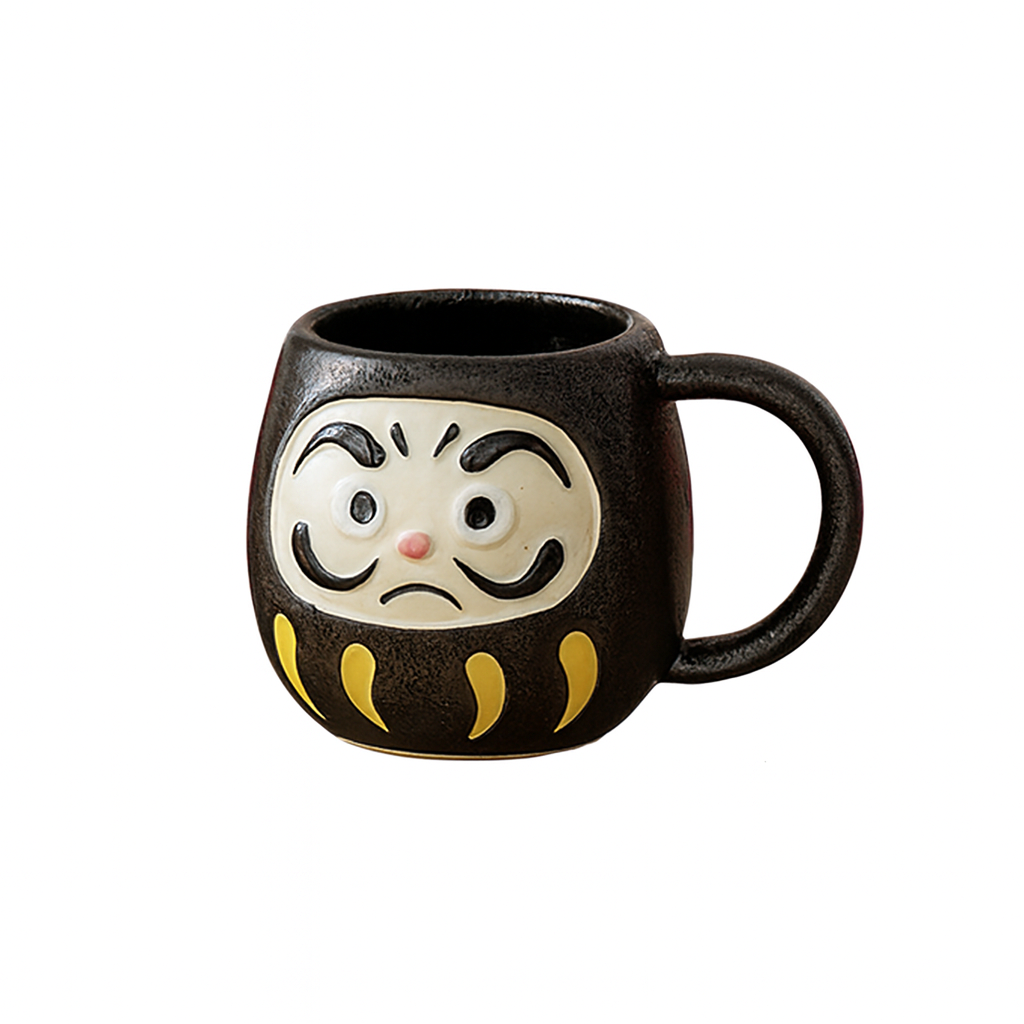 Mug with Damo happiness motif