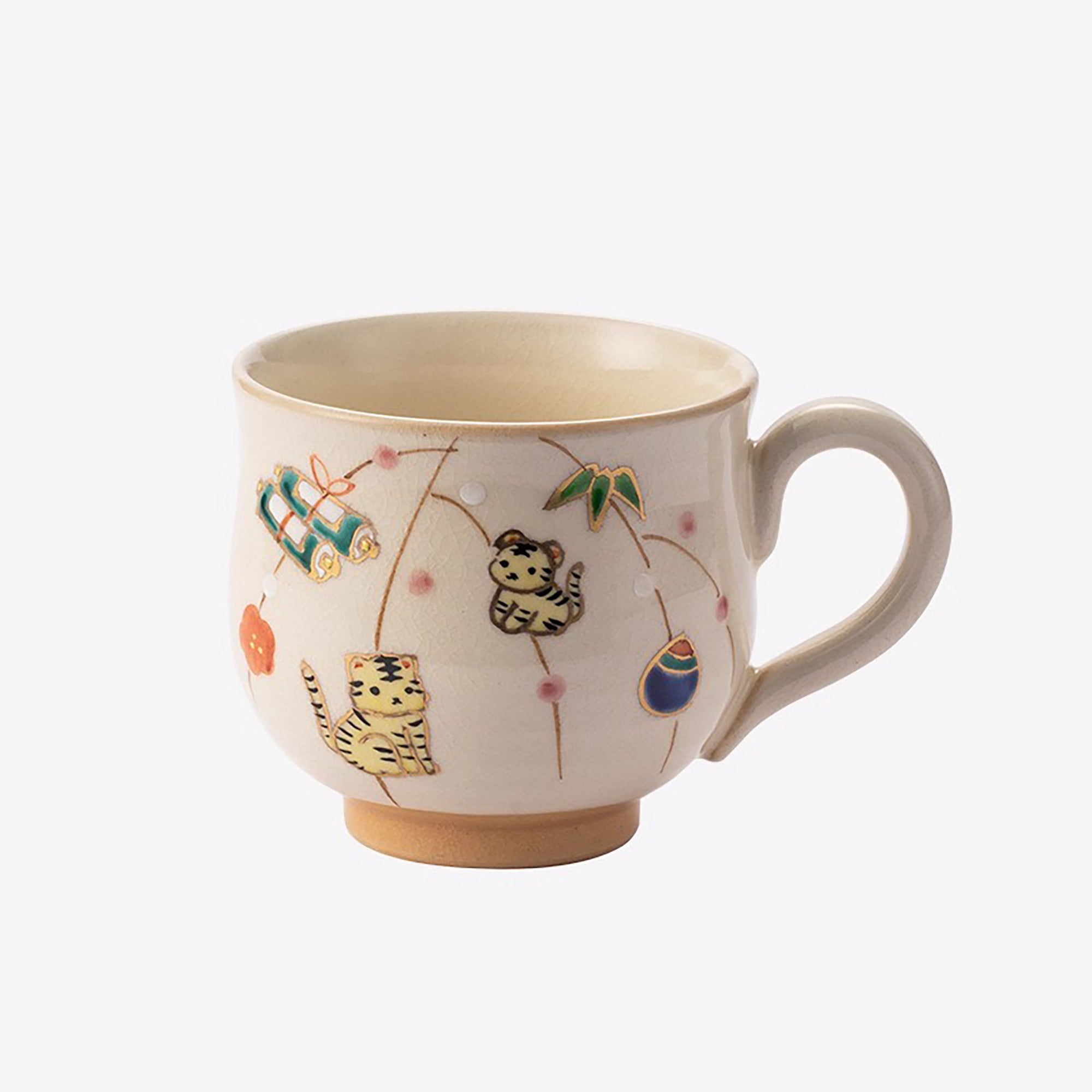 Mug en céramique "Kiyomizu-yaki" de l&