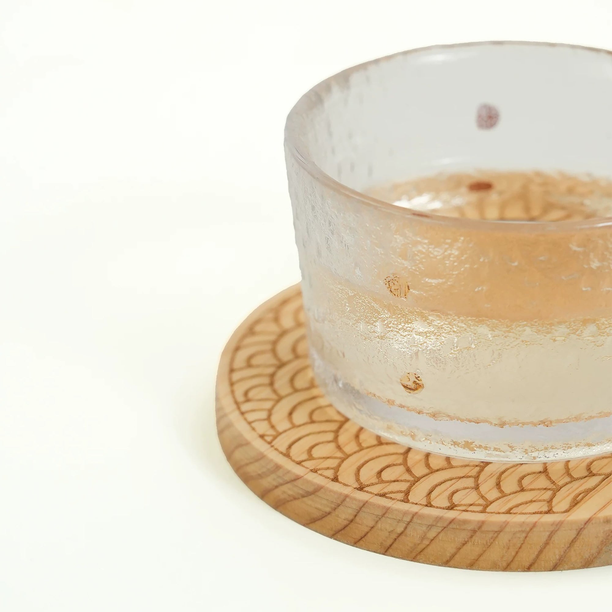 Sous-verres japonais en bois Hinoki