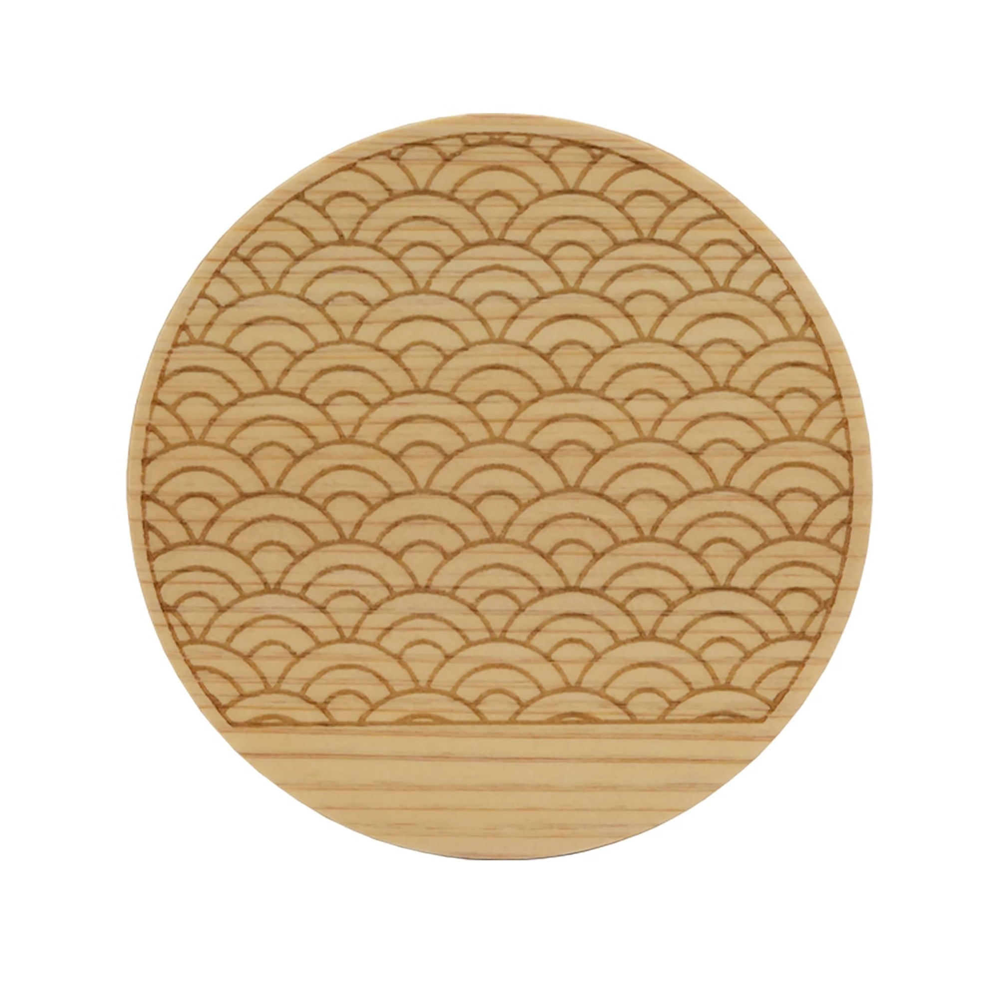 Sous-verres japonais en bois Hinoki