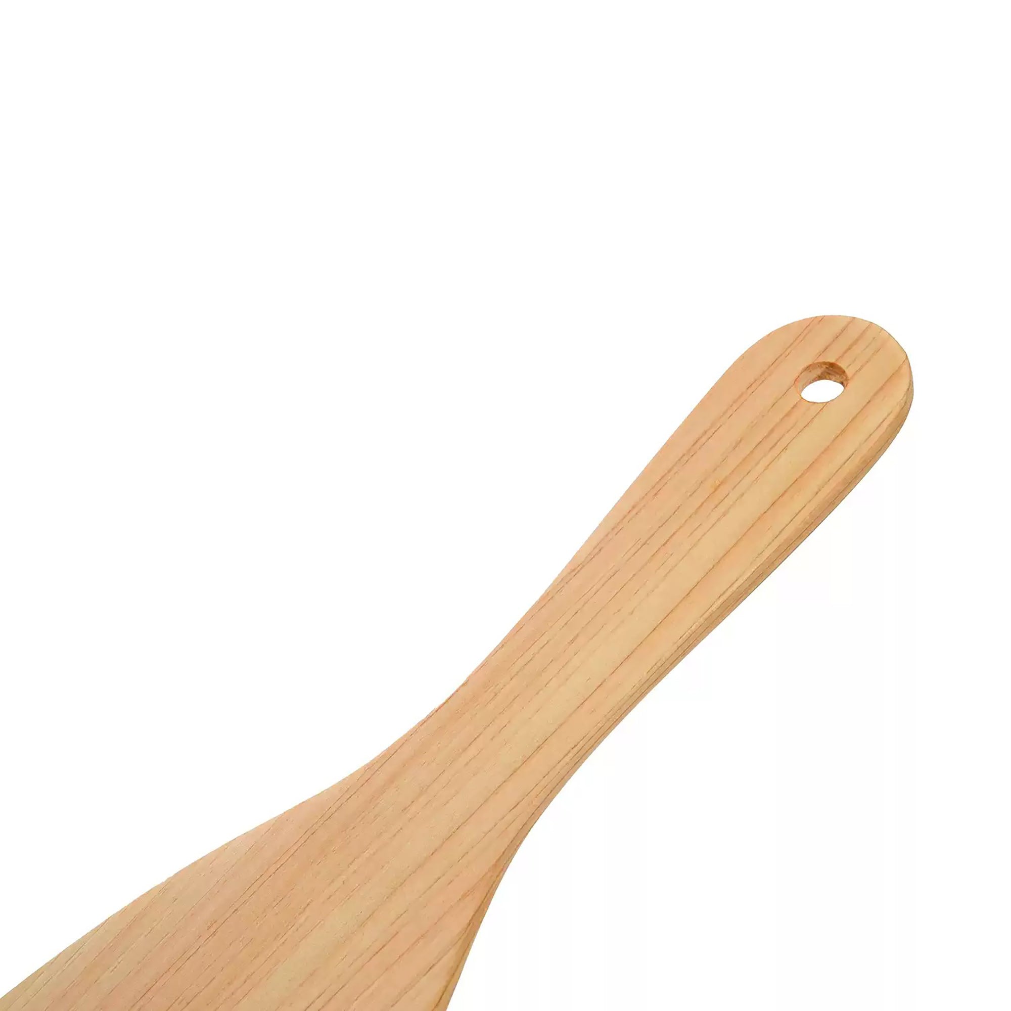 Spatule à riz en bois Hinoki massif