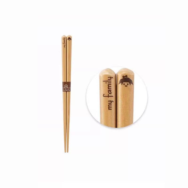 Baguettes en bois avec Design familial