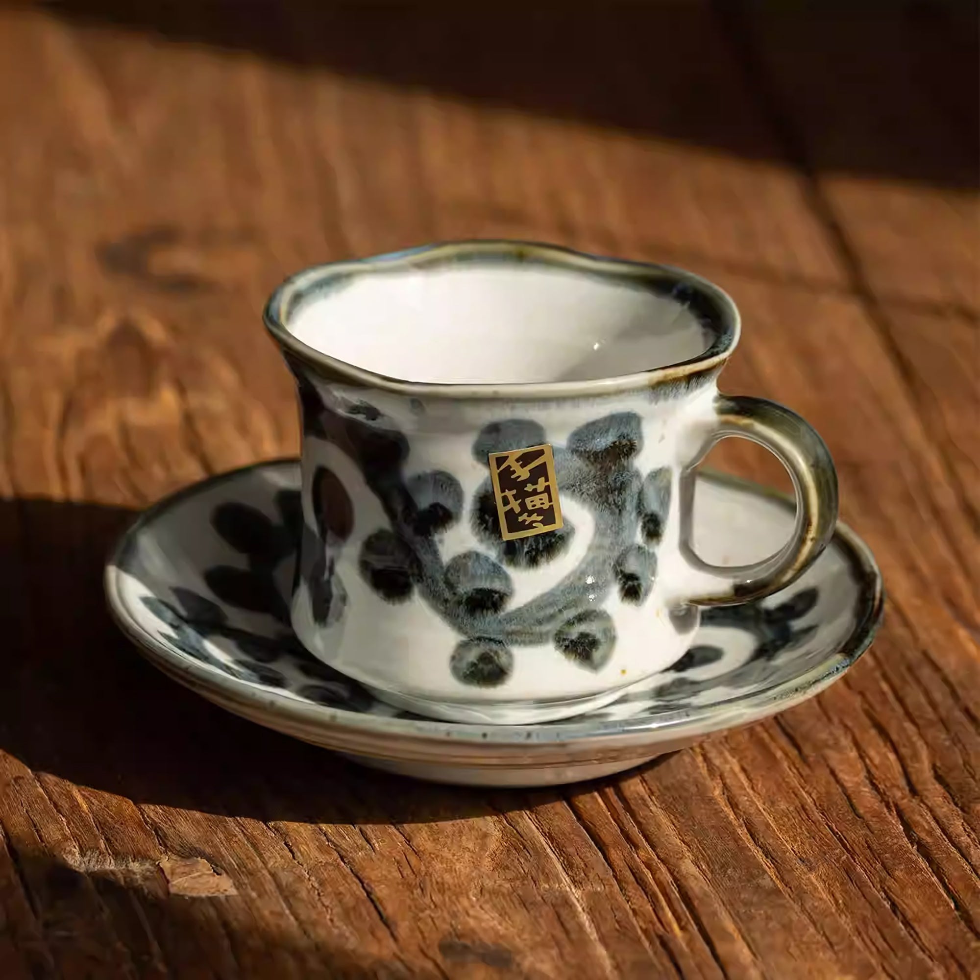 Tasse à café Setoyaki motif Tako Karakusa