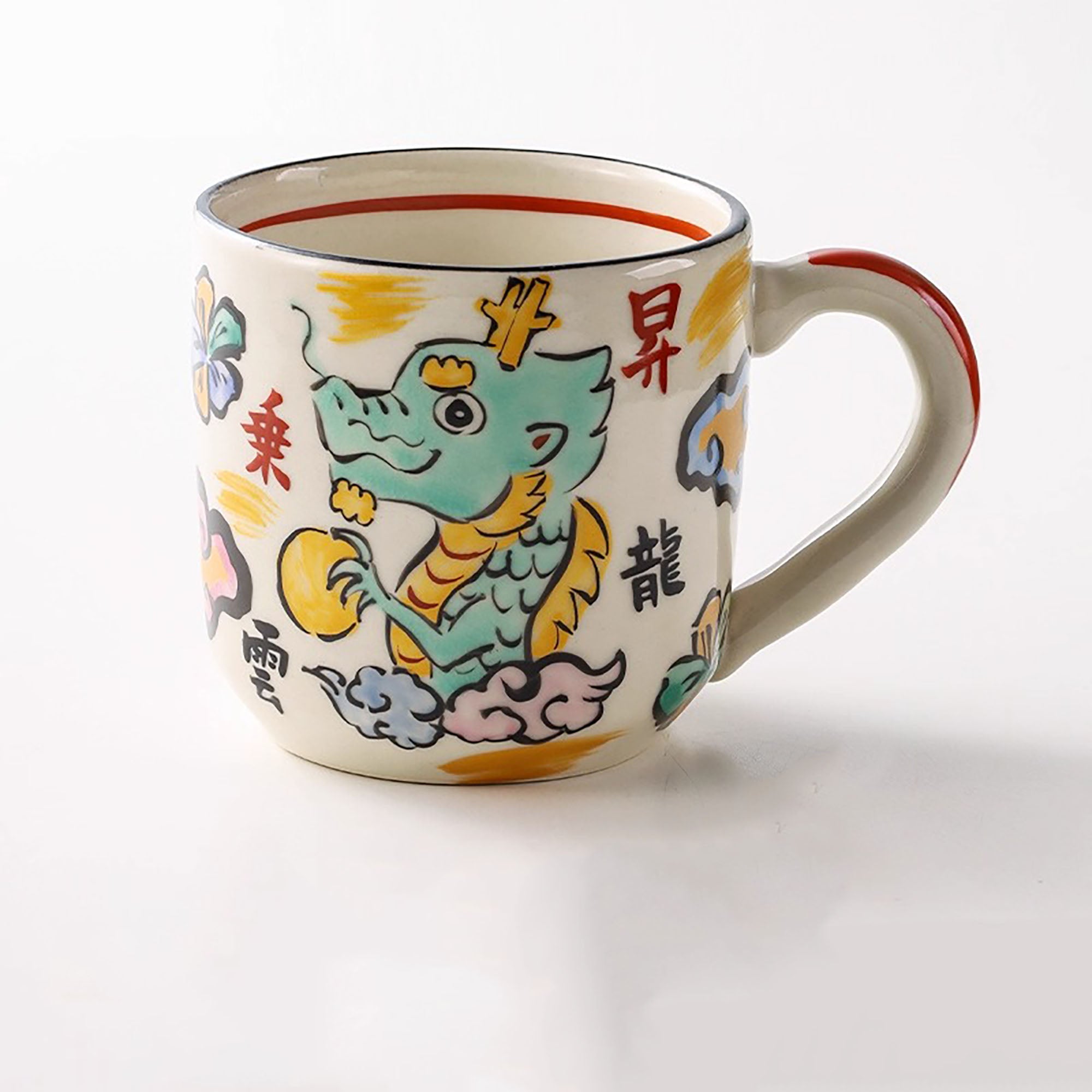 Mug Arita-Yaki avec motif Dragon Porte-Bonheur
