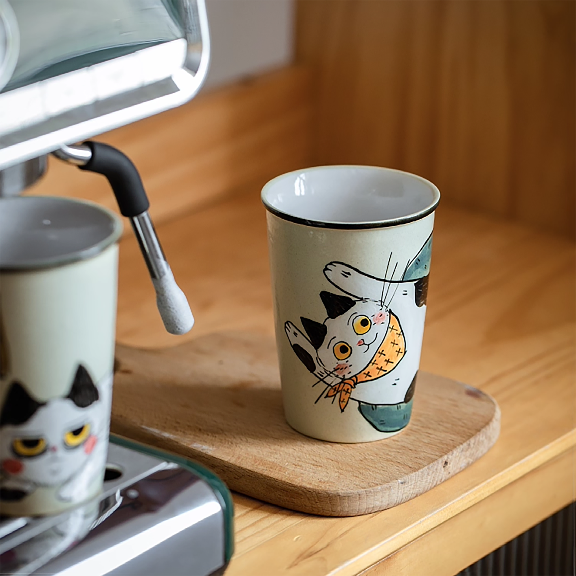 Tasses avec d&