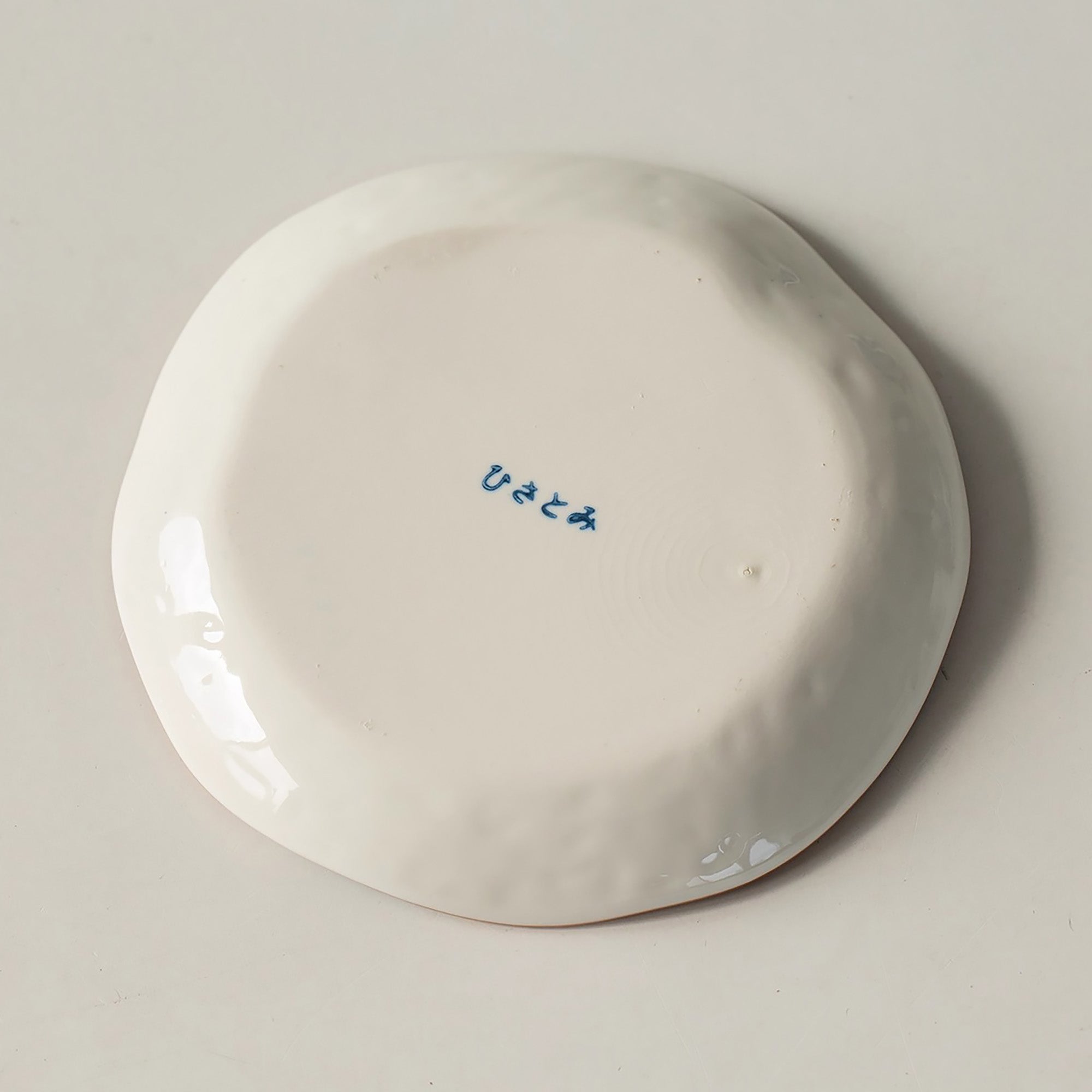 Tasse à café Minoyaki faite main motif raisin bleu