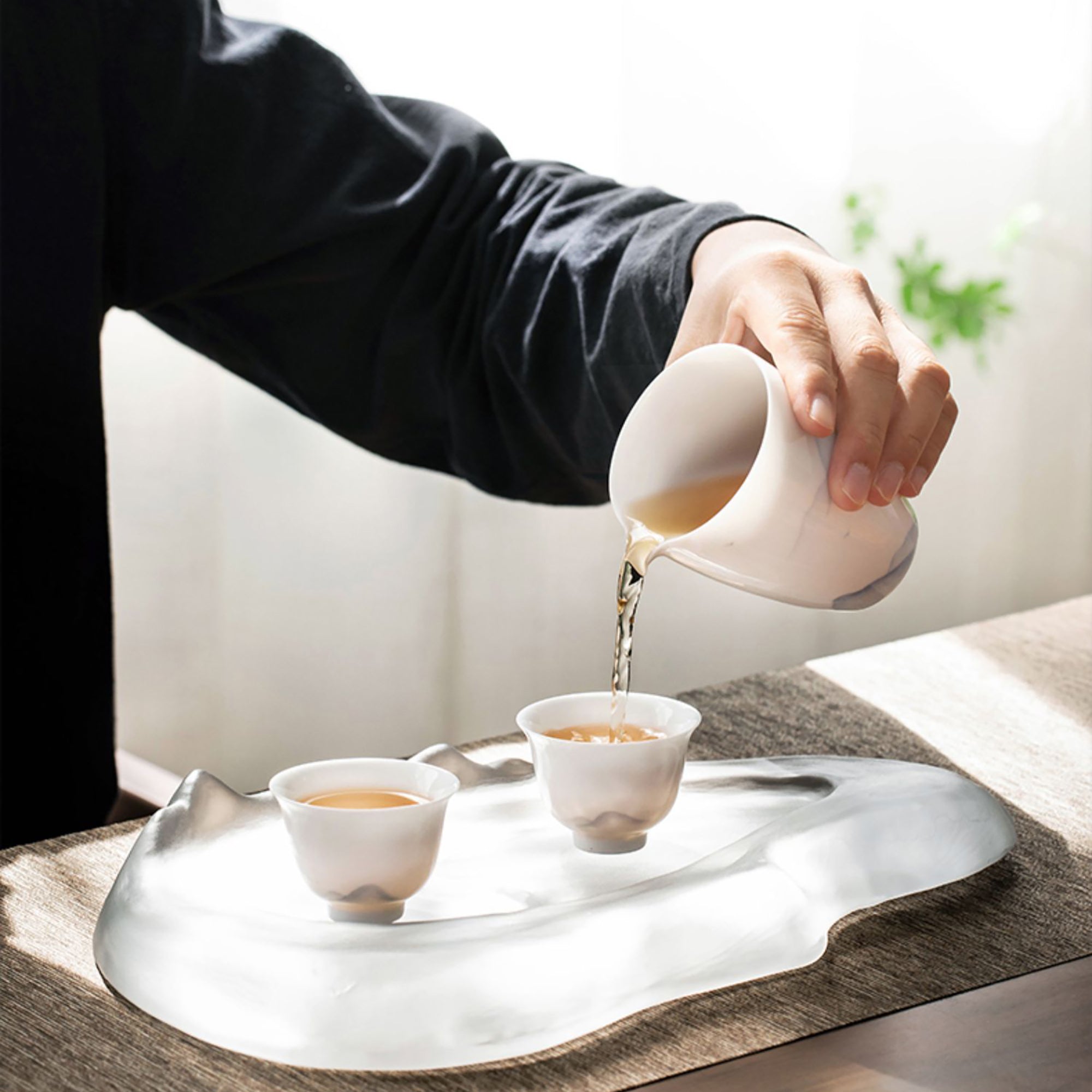 Tasse de partage en Thème "Montagnes Lointaines"