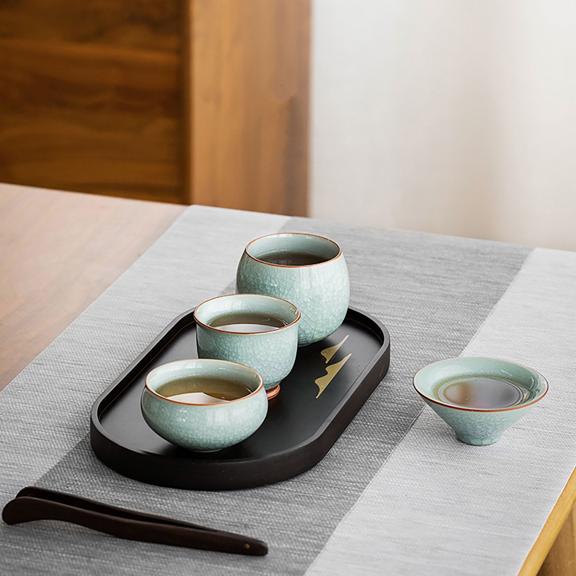 Ru Celadon Master Teacup