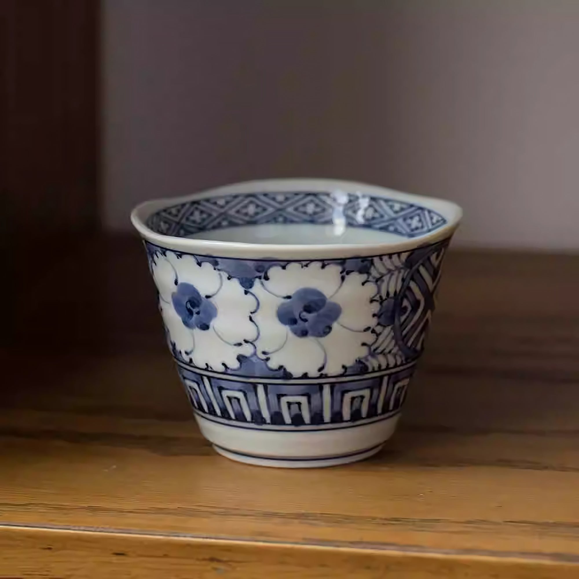 Tasse choko Hasami-yaki peinte à la main