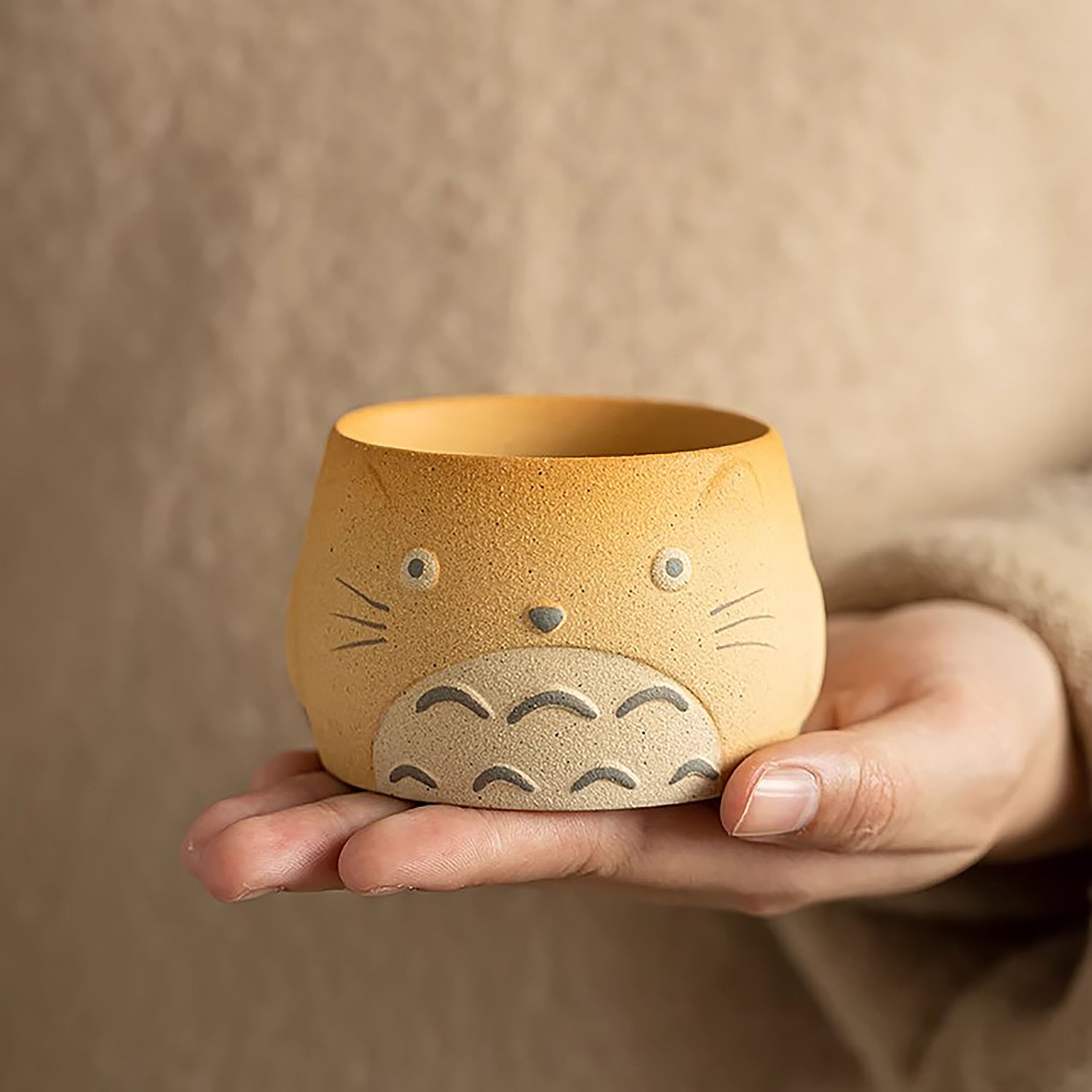 Tasse à thé en céramique avec motif adorable chat