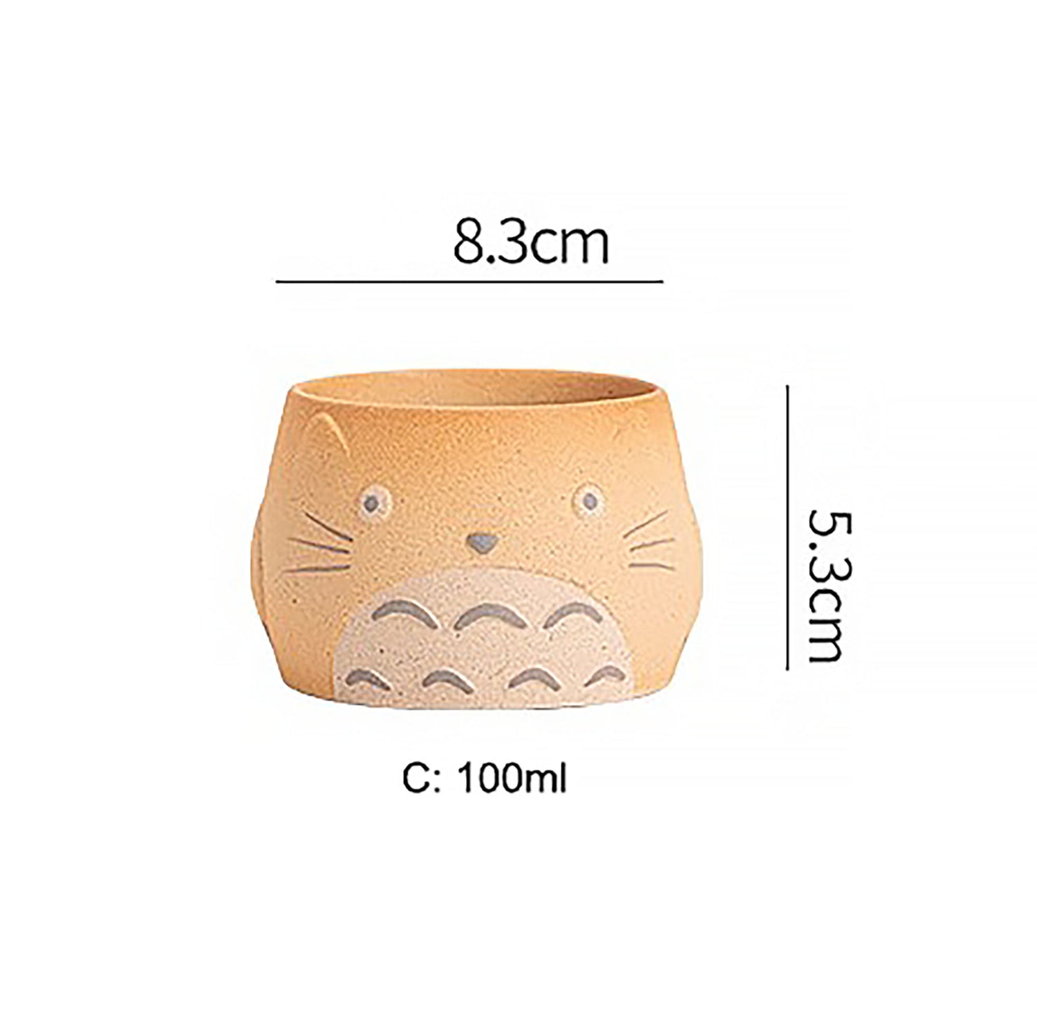 Tasse à thé en céramique avec motif adorable chat