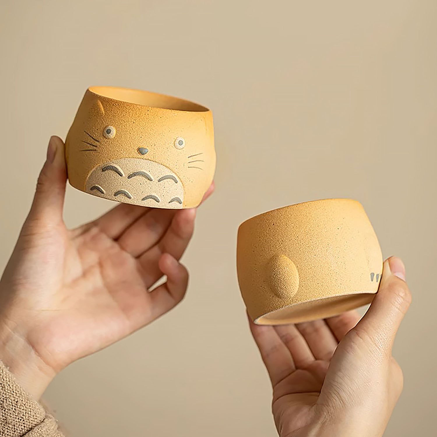 Tasse à thé en céramique avec motif adorable chat