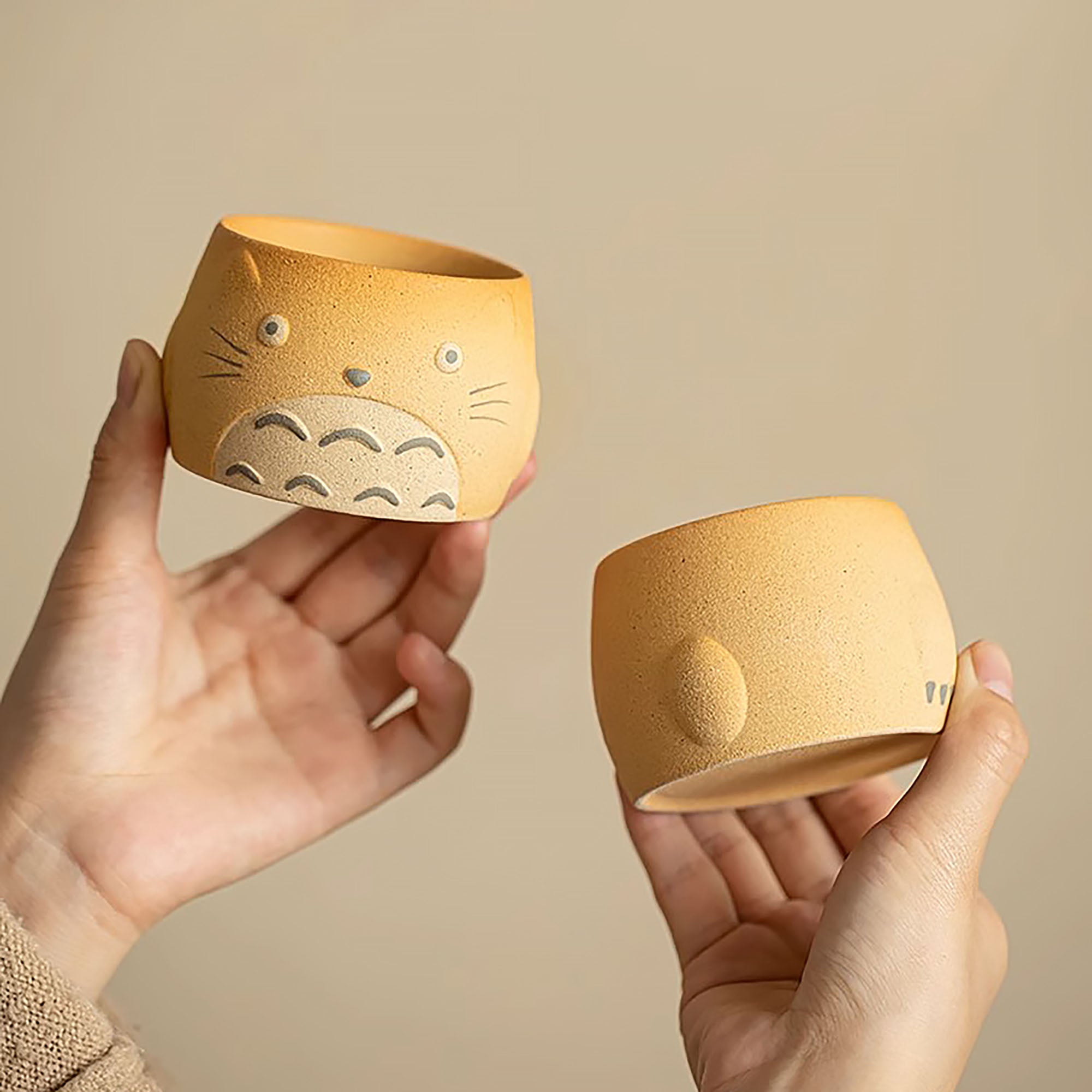 Tasse à thé en céramique avec motif adorable chat