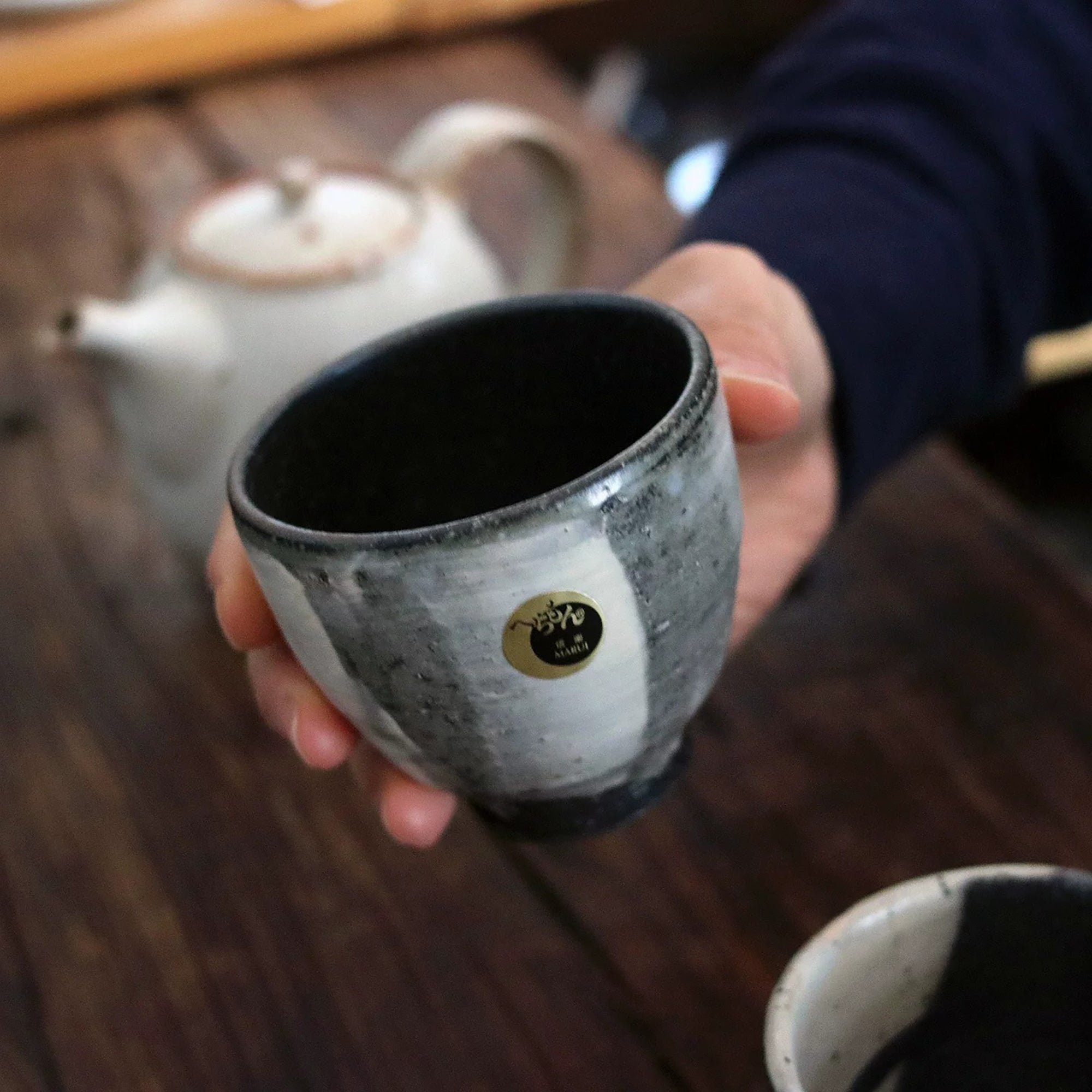 Tasse yunomi en céramique Shigaraki