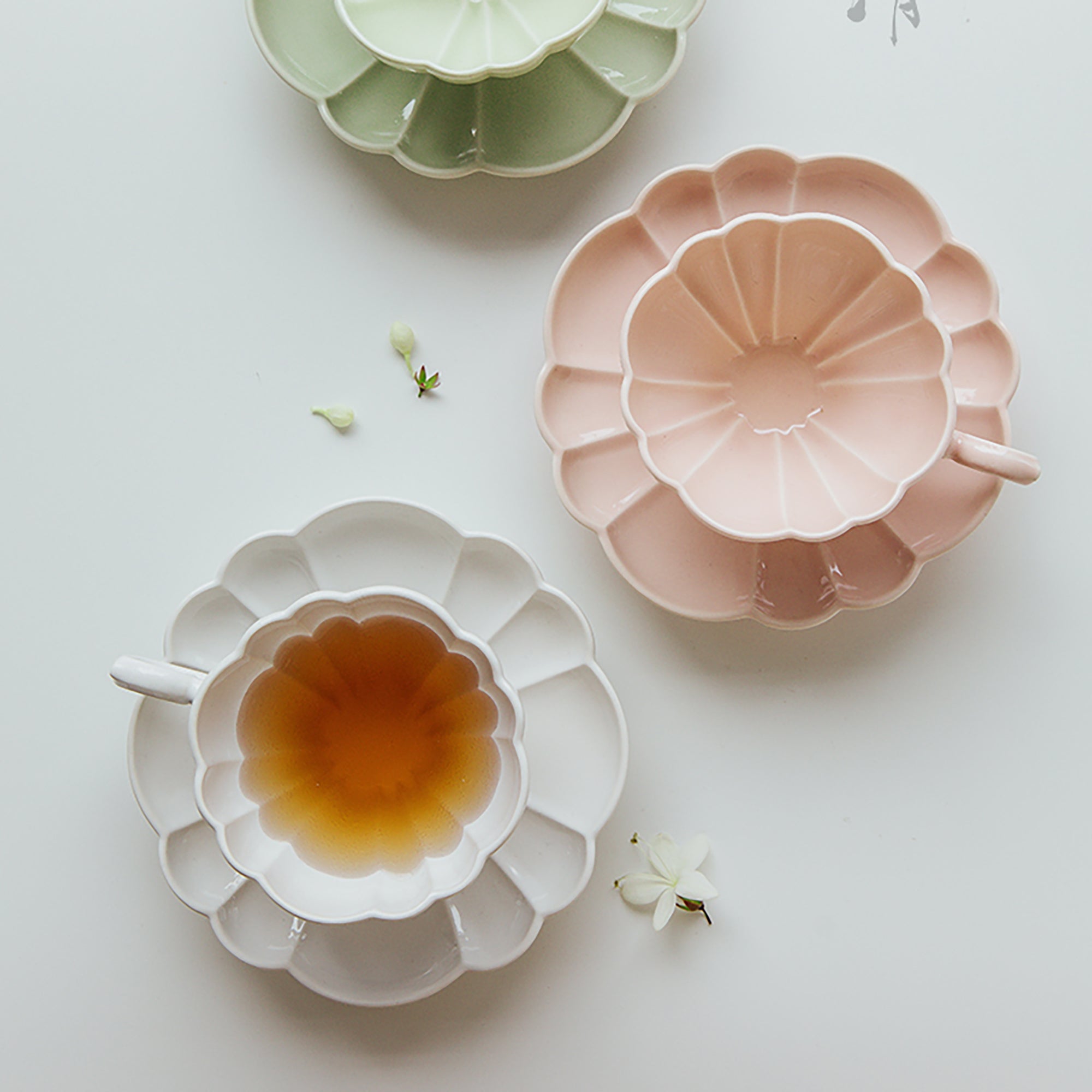 Tasse à café et soucoupe en Série Le Bouquet par Studio M’