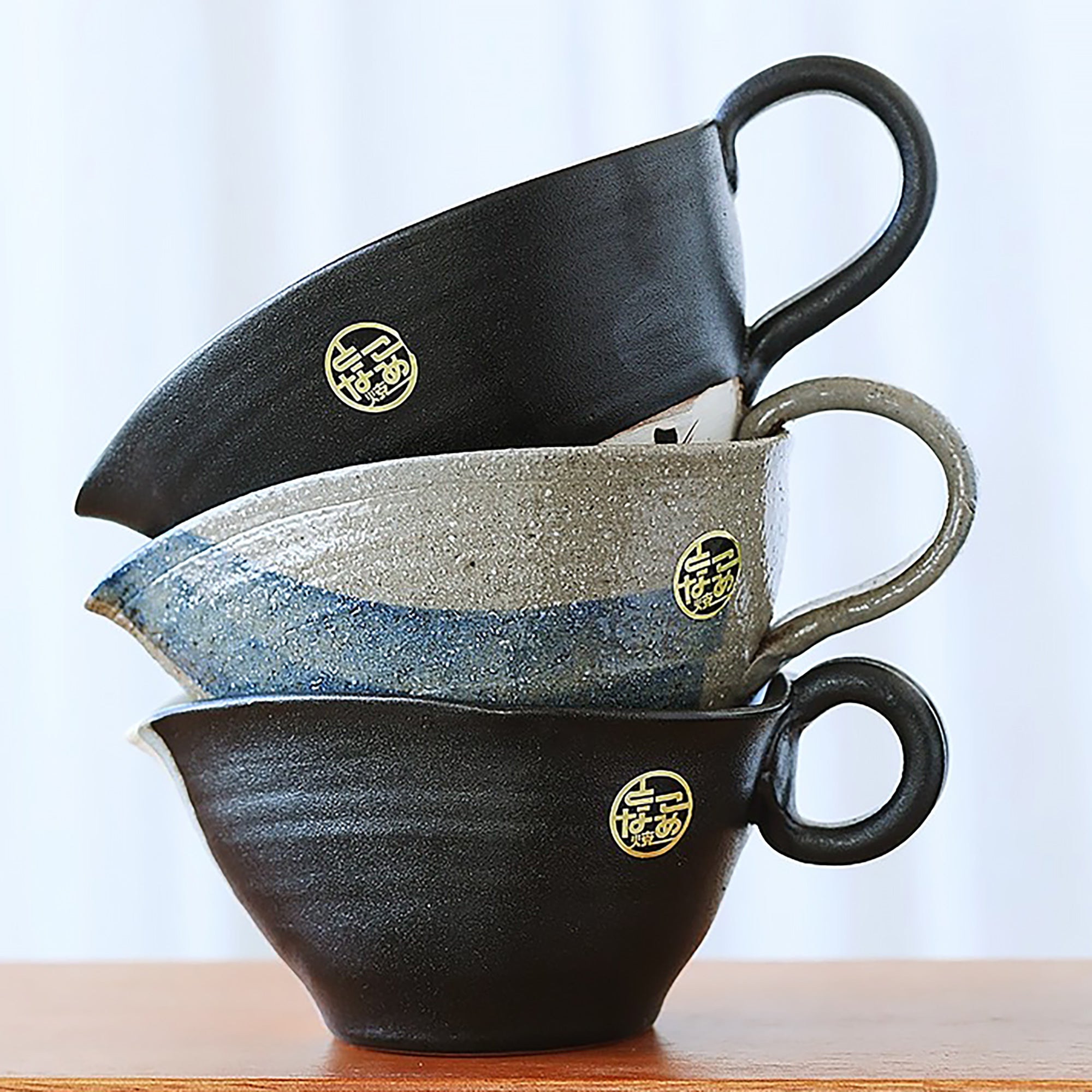 Tasse Katakuchi en grès Tokoname