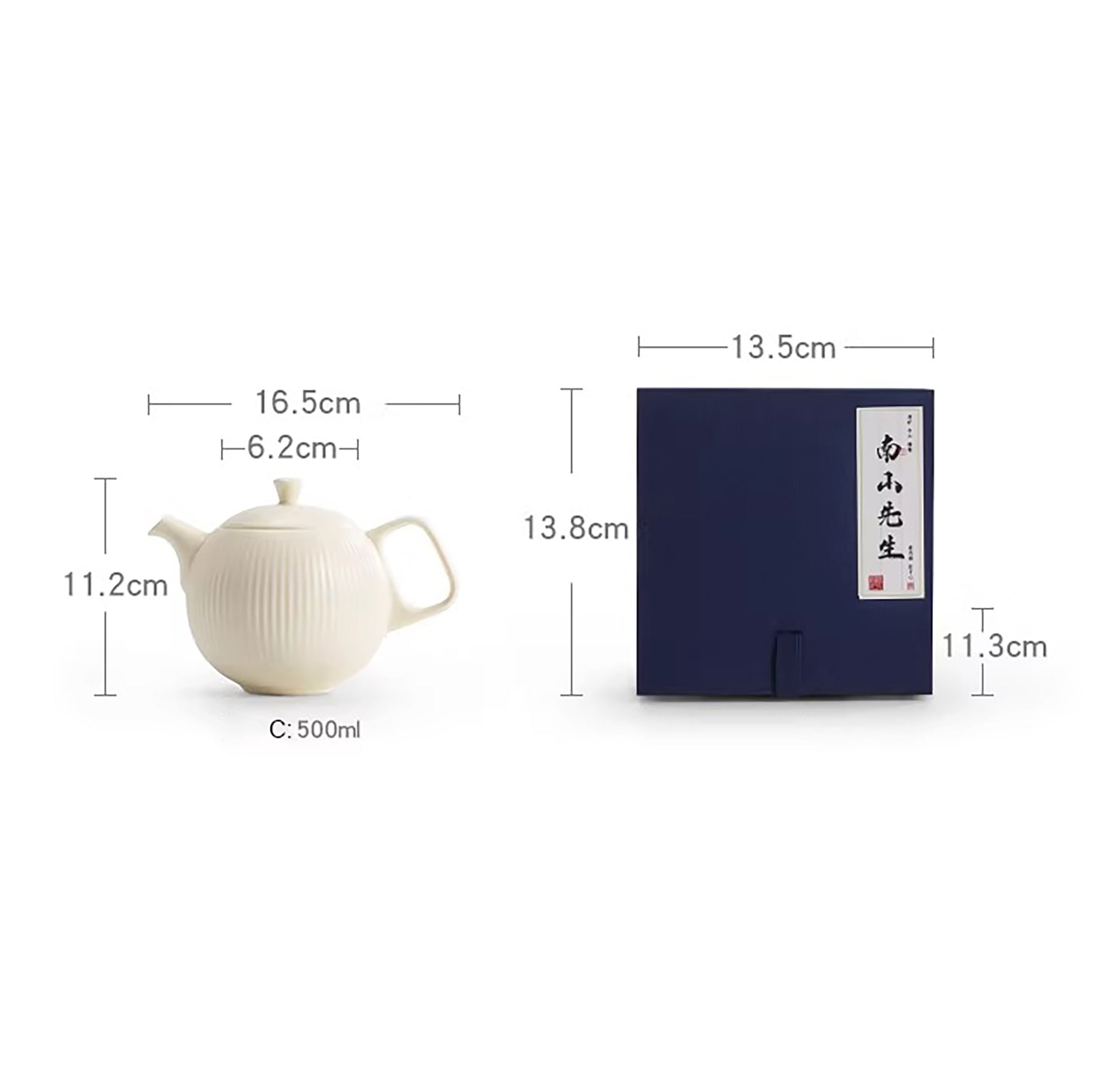 Théière grande capacité en porcelaine