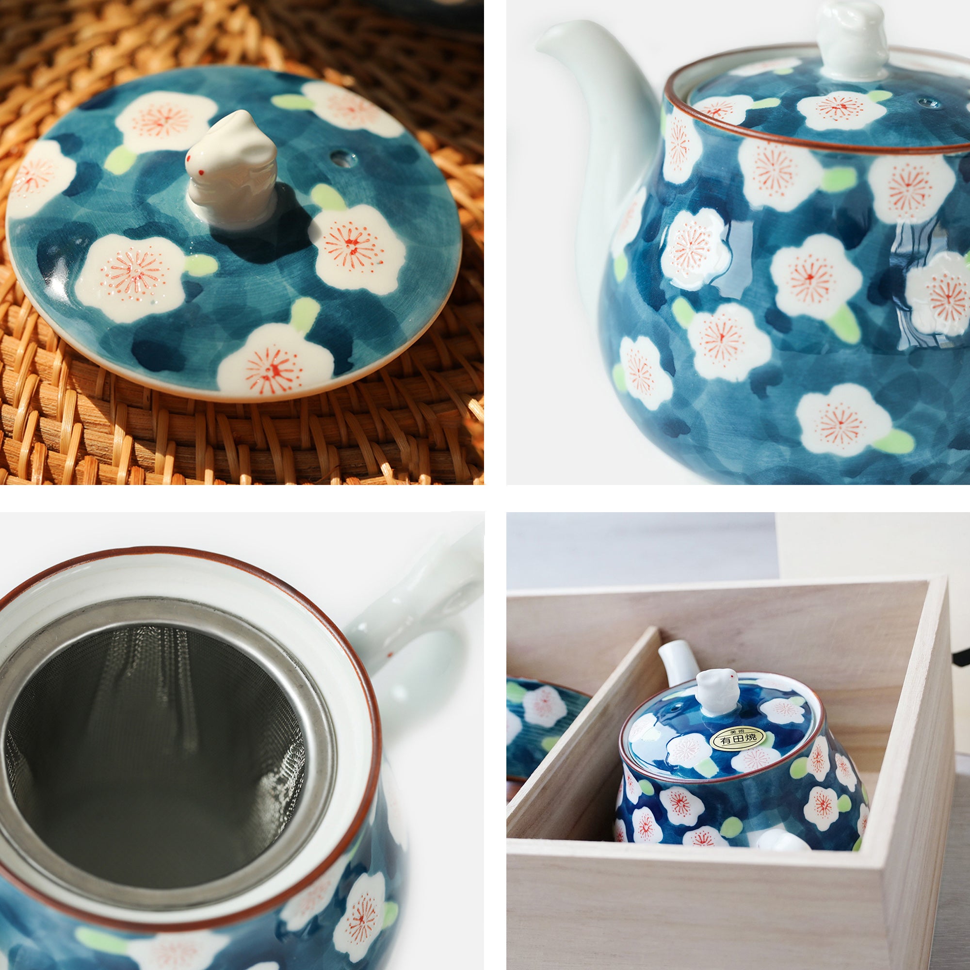 Théière en porcelaine Arita-yaki