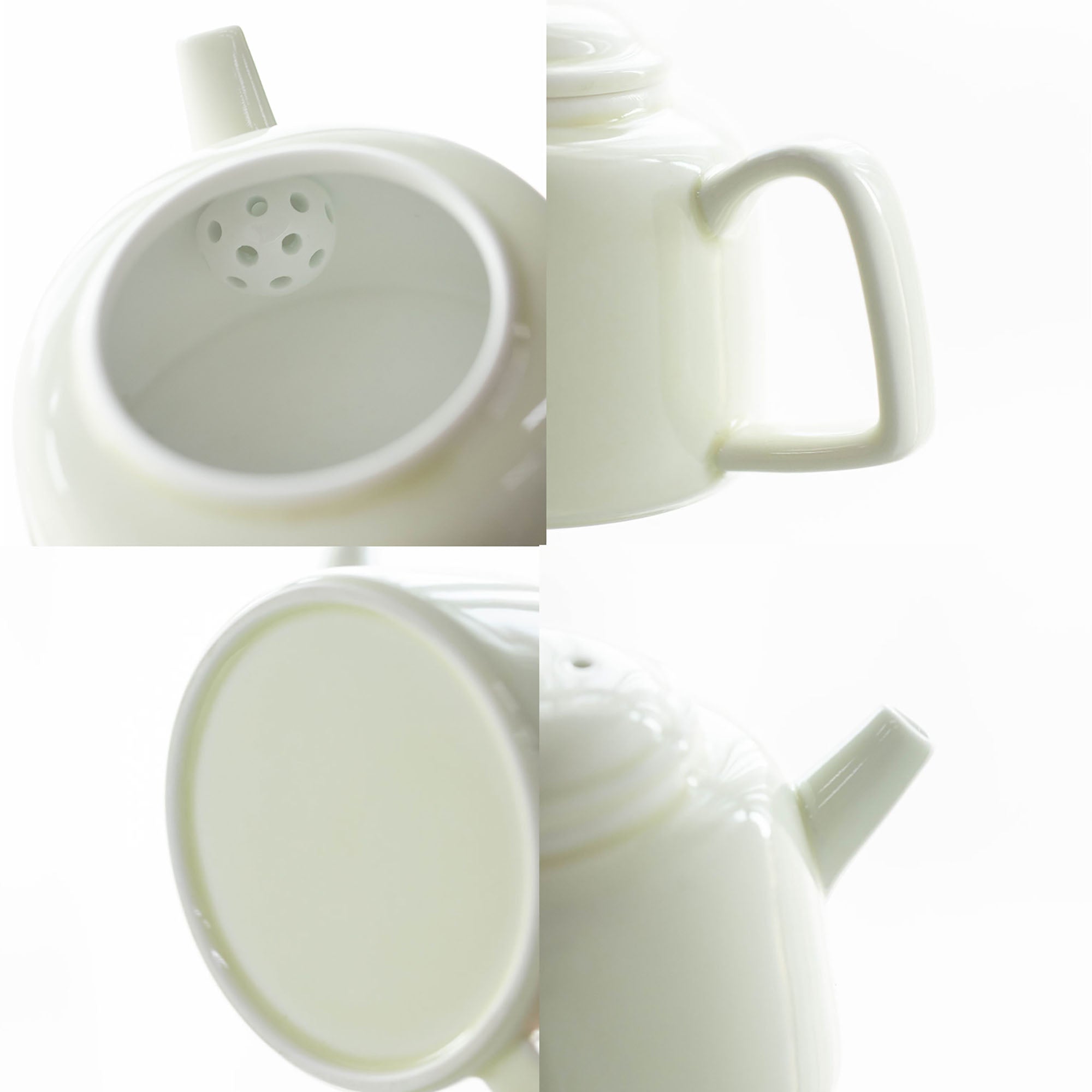 Théière en porcelaine avec émail Primevère innovant