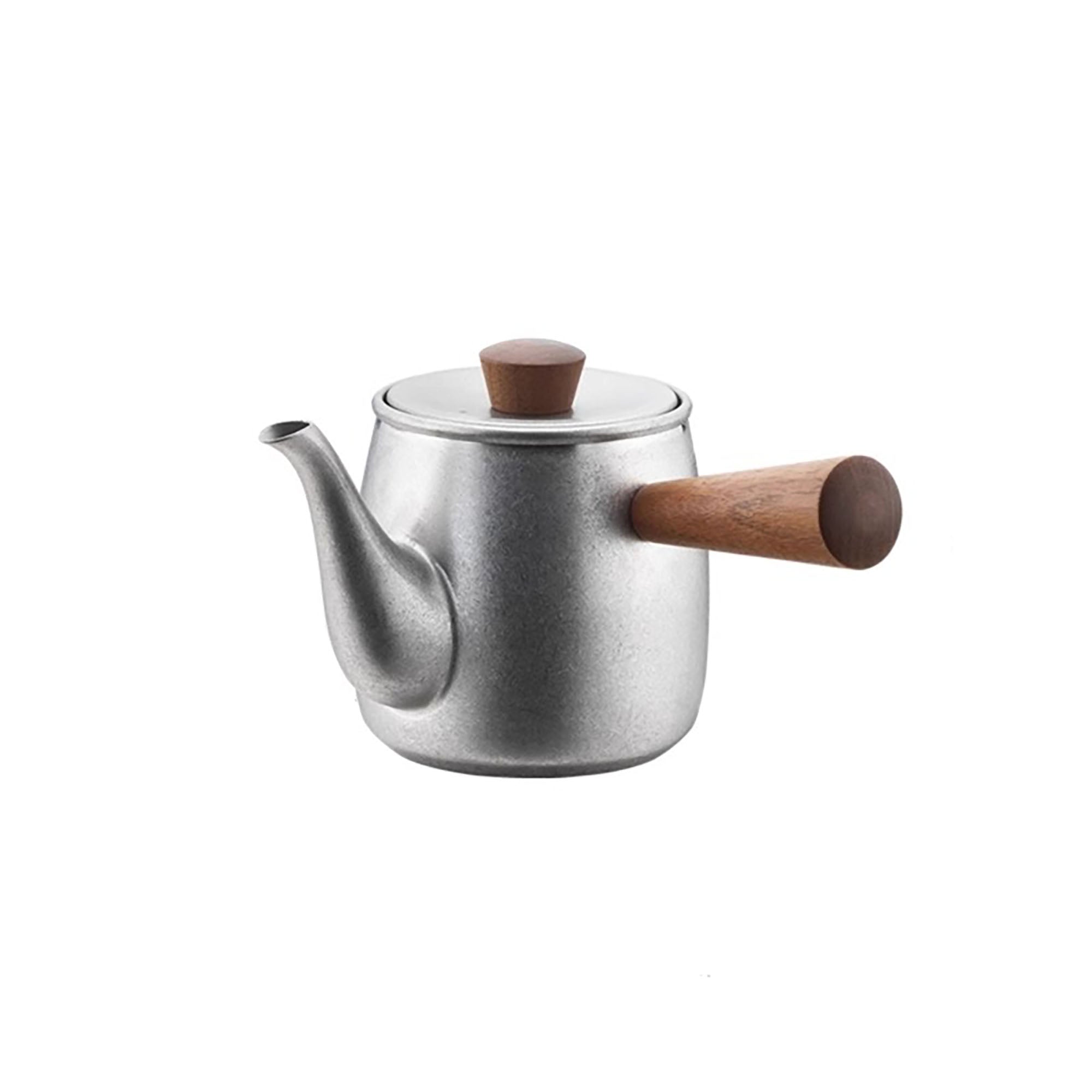 Théière japonaise en inox brossé avec Style rétro minimaliste