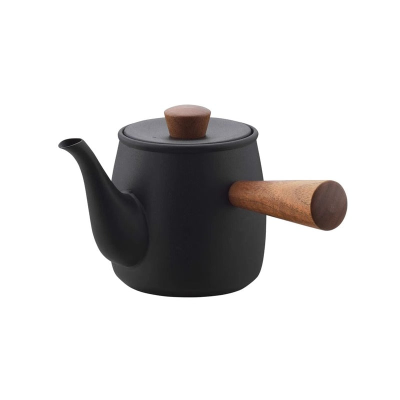 Théière japonaise en inox brossé avec Style rétro minimaliste