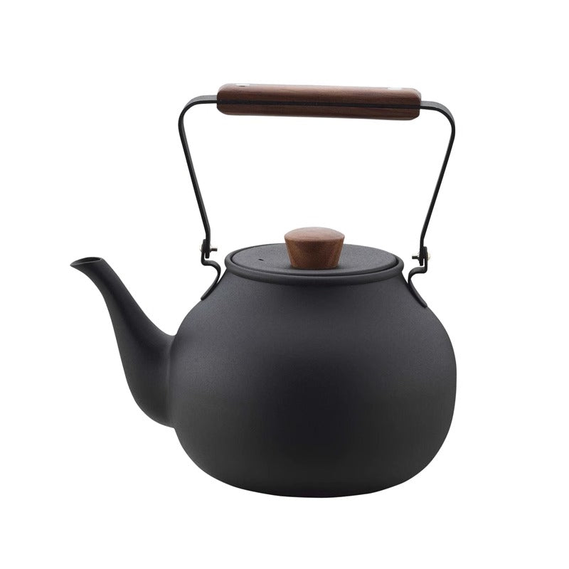 Théière japonaise en inox brossé avec Style rétro minimaliste