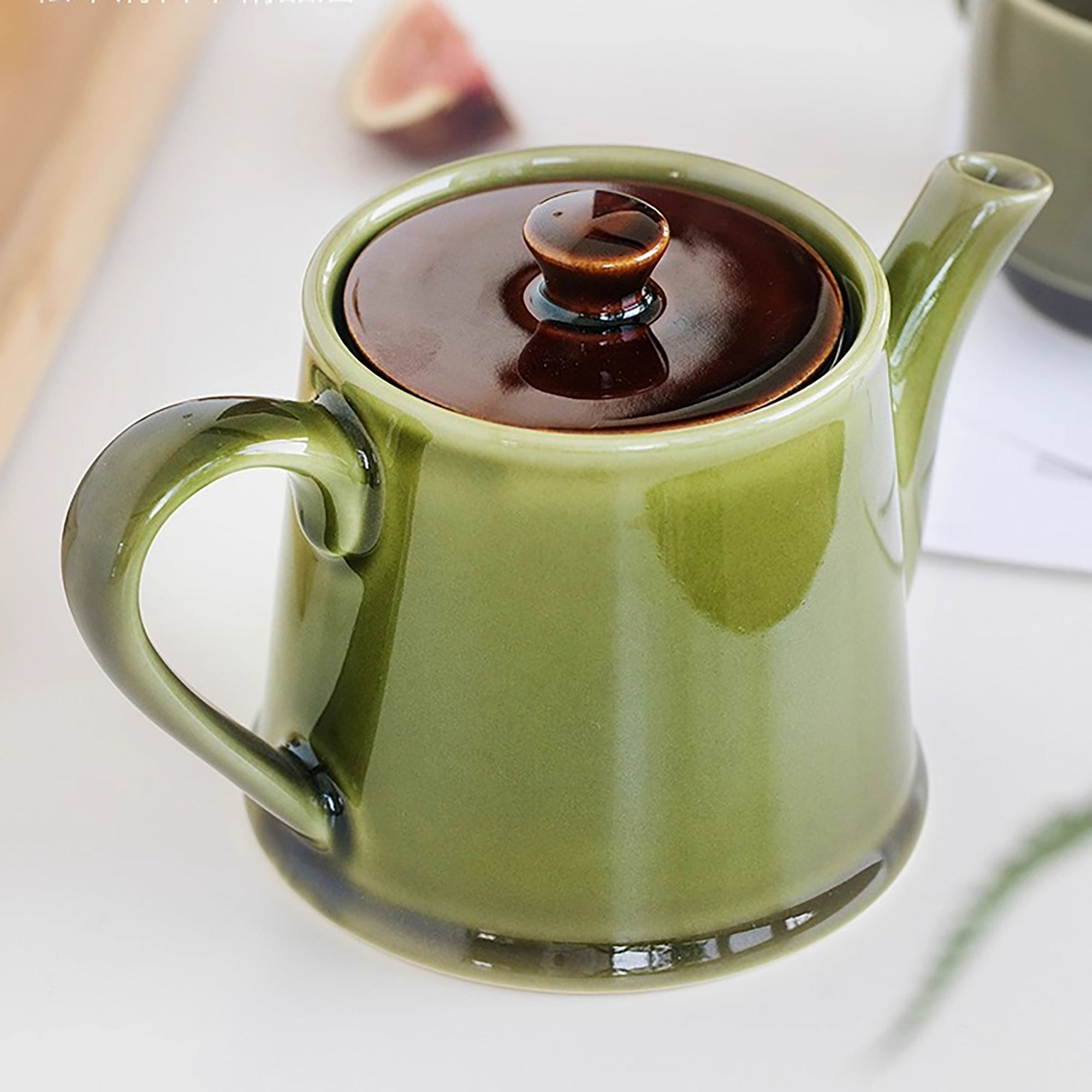 Service à thé en céramique Iga-yaki Tojiki