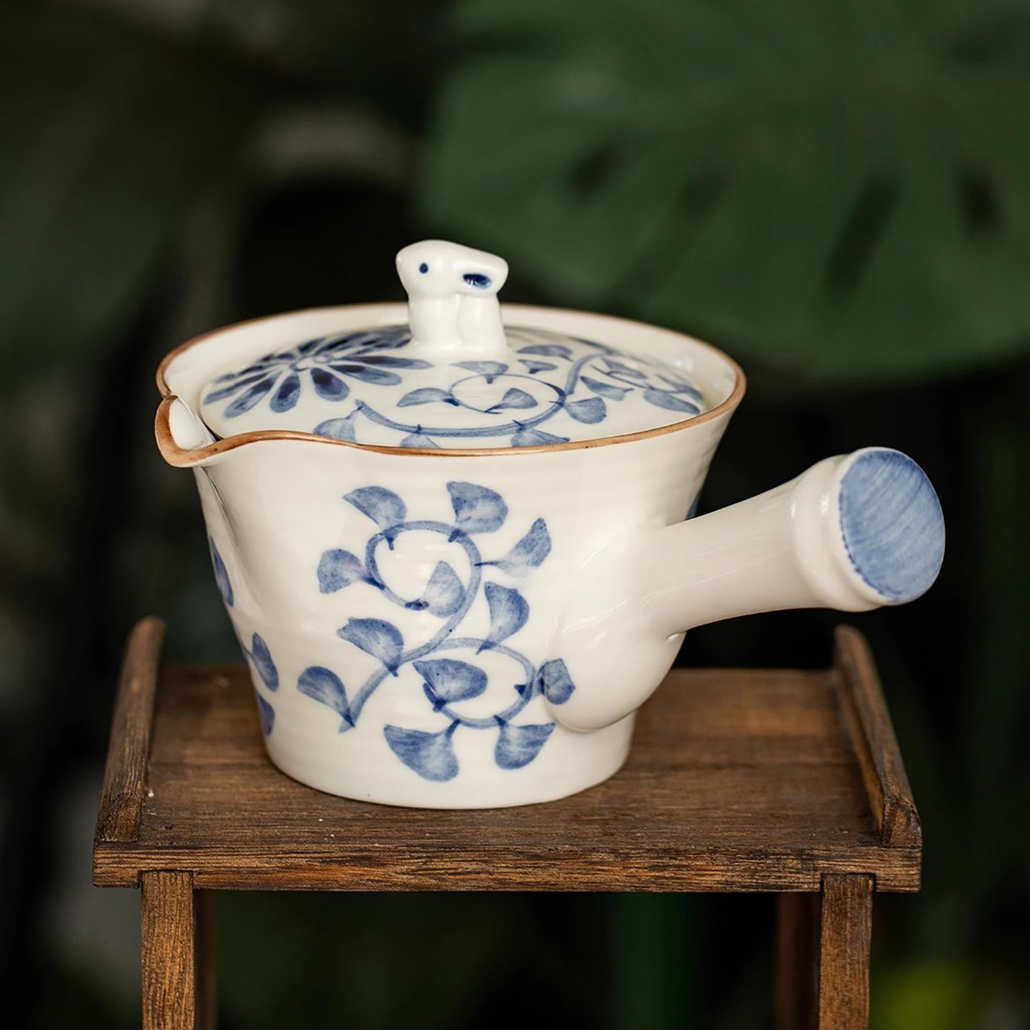 Théière kyusu en céramique Minoyaki
