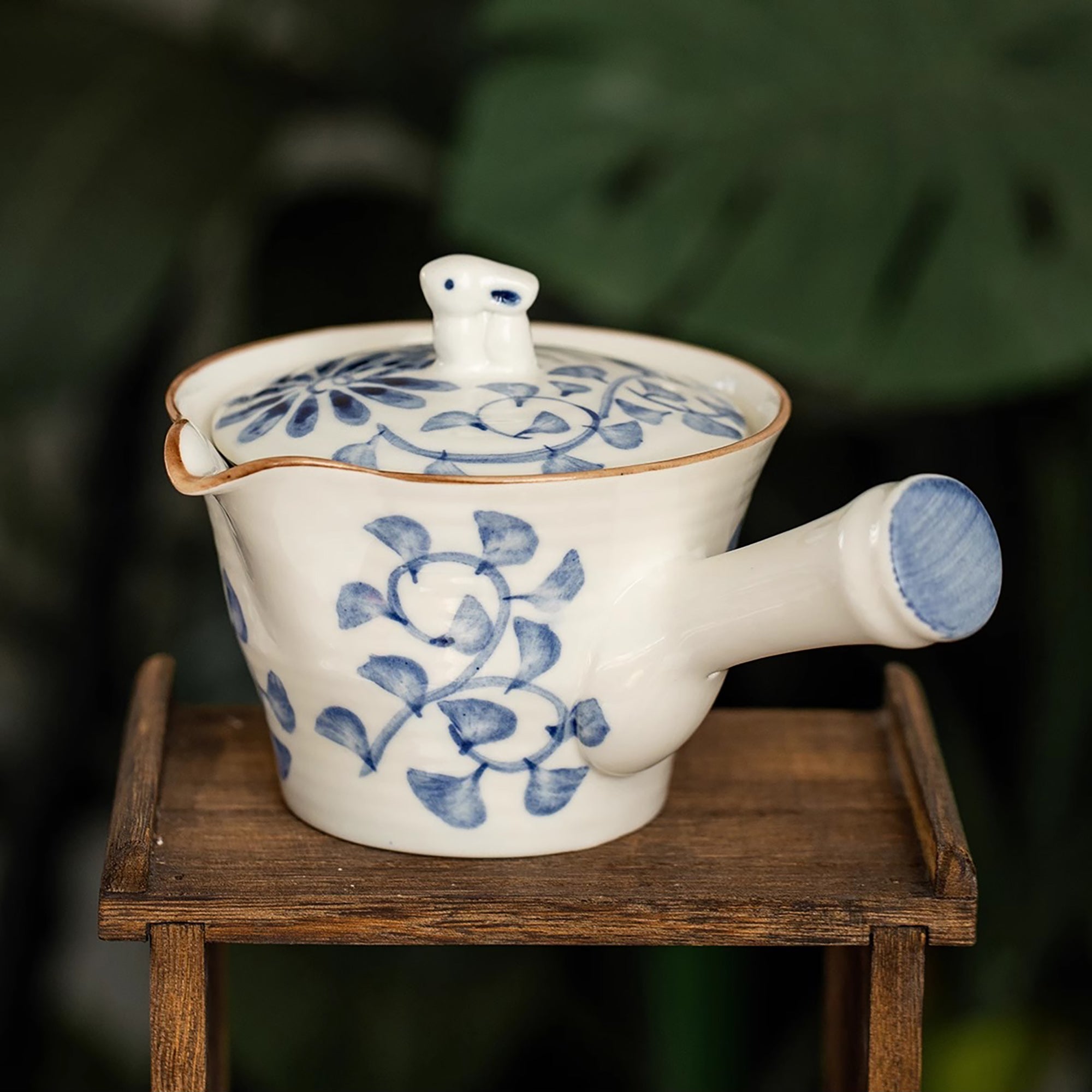 Théière kyusu en céramique Minoyaki