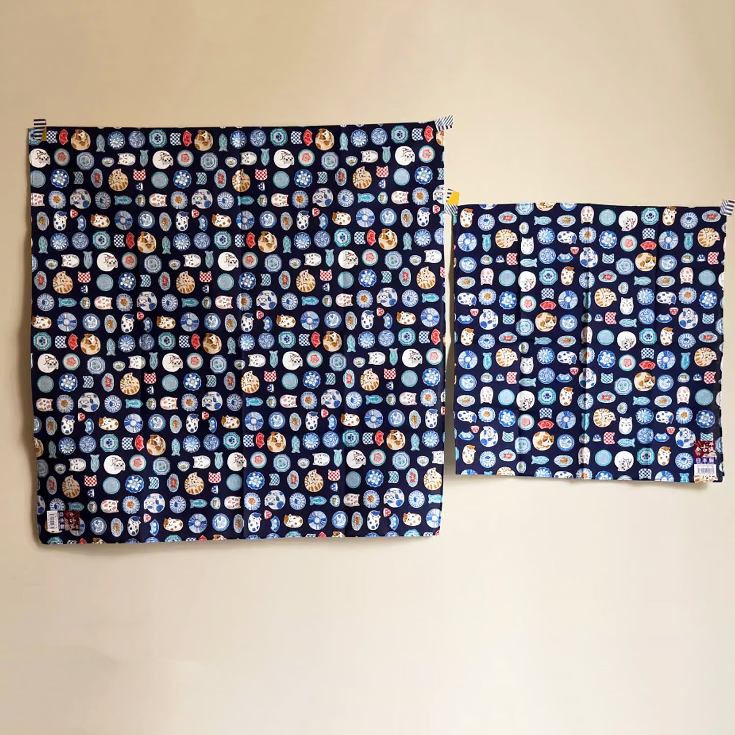 Furoshiki japonais en coton Sankosen