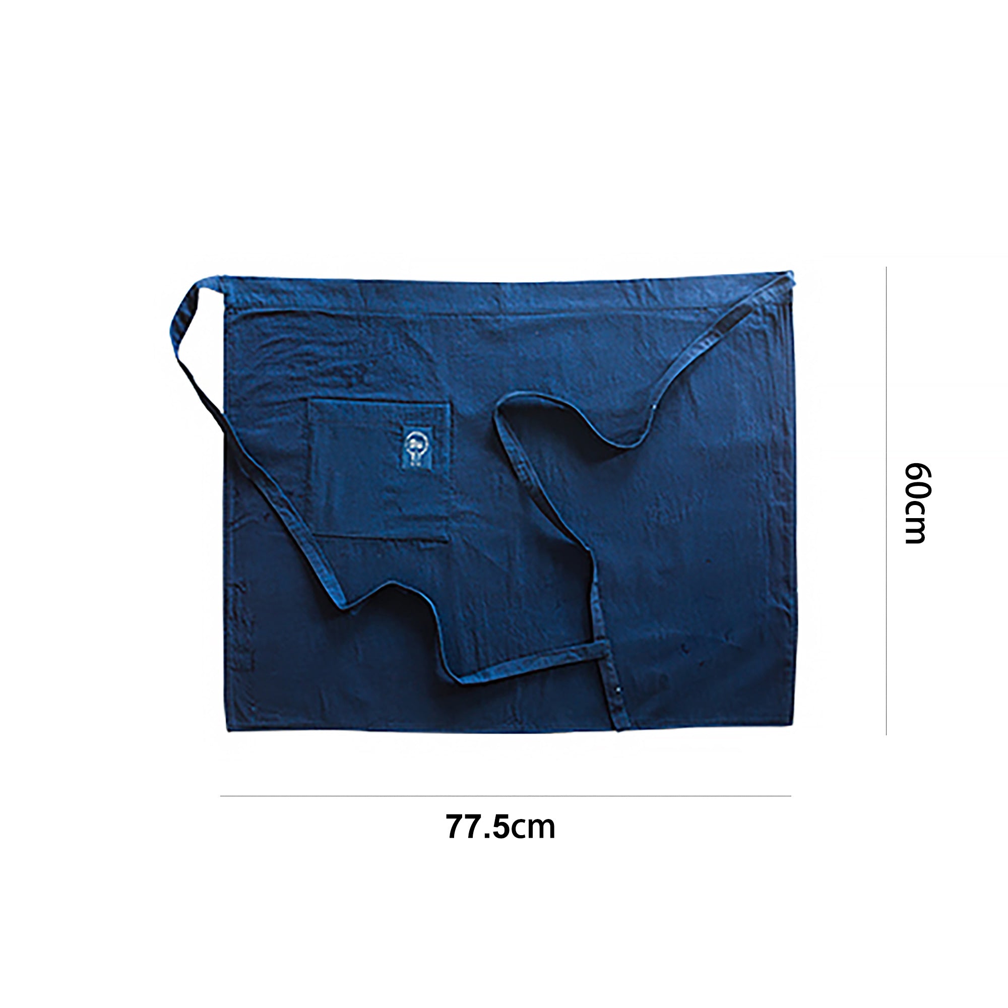 Tablier traditionnel en indigo teint à la cire végétale