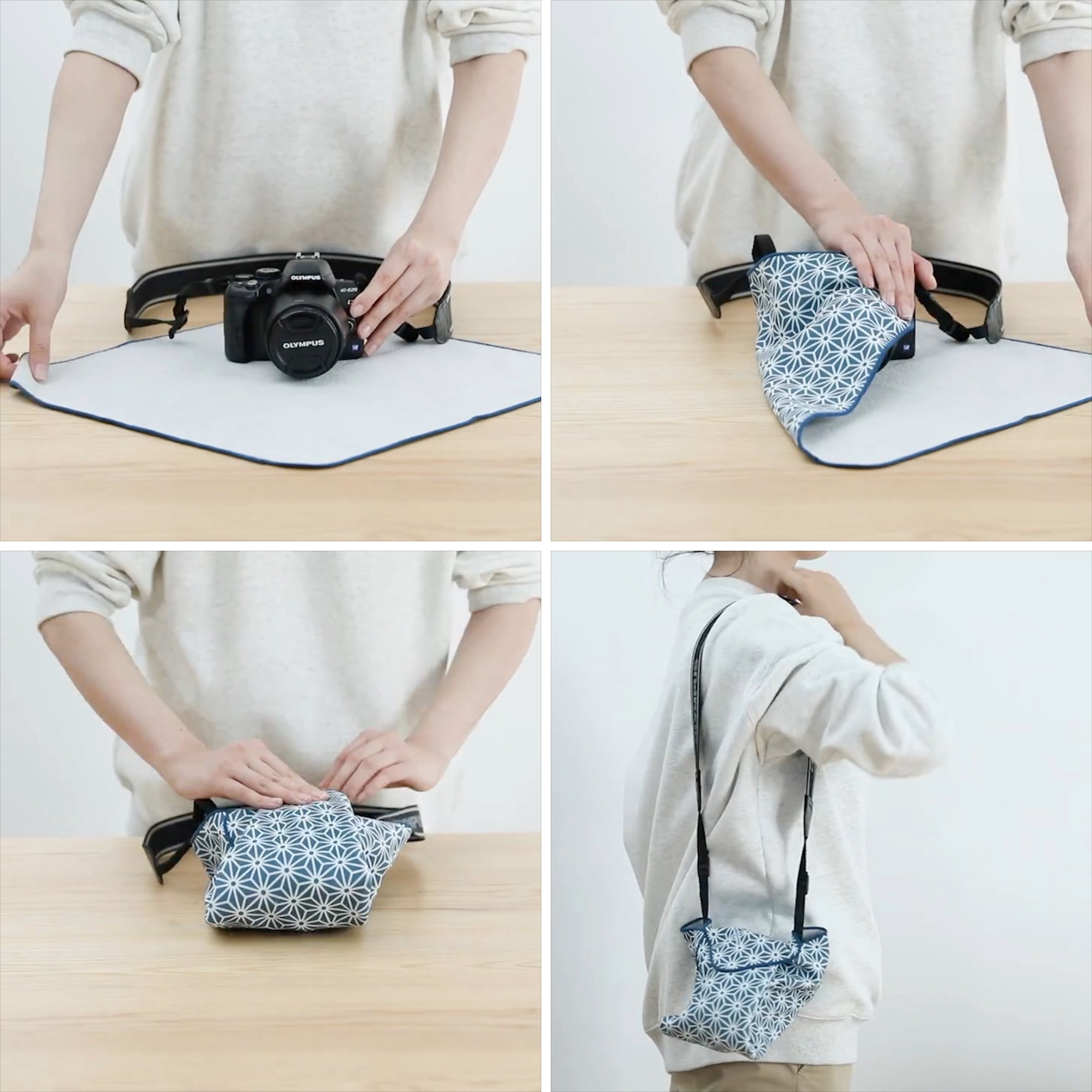 Furoshiki en tissu auto-adhésif Shimoyama