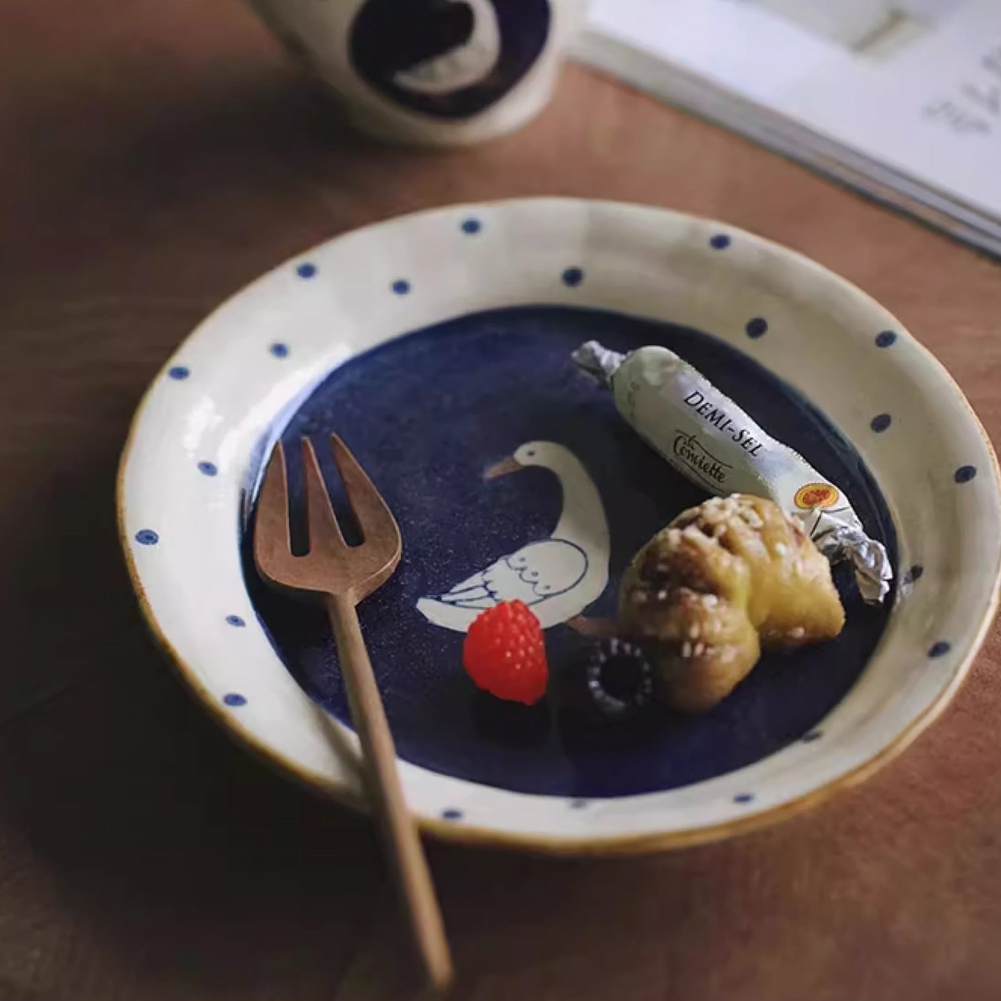 Vaisselle Noël en céramique artisanale