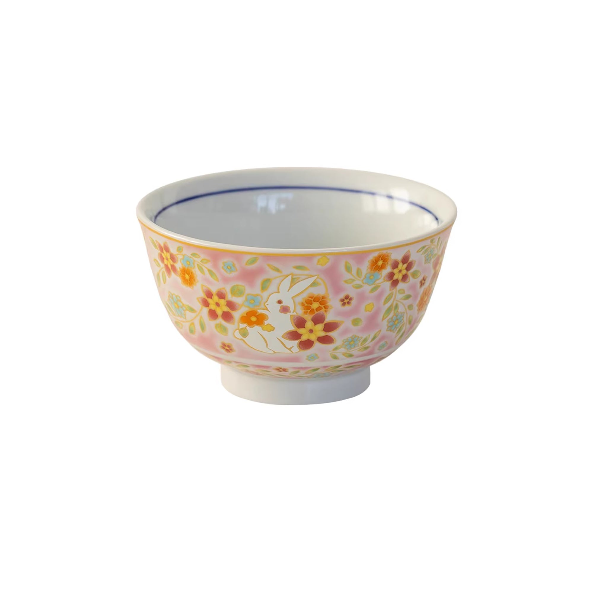 Vaisselle Kutani-yaki motif lapin