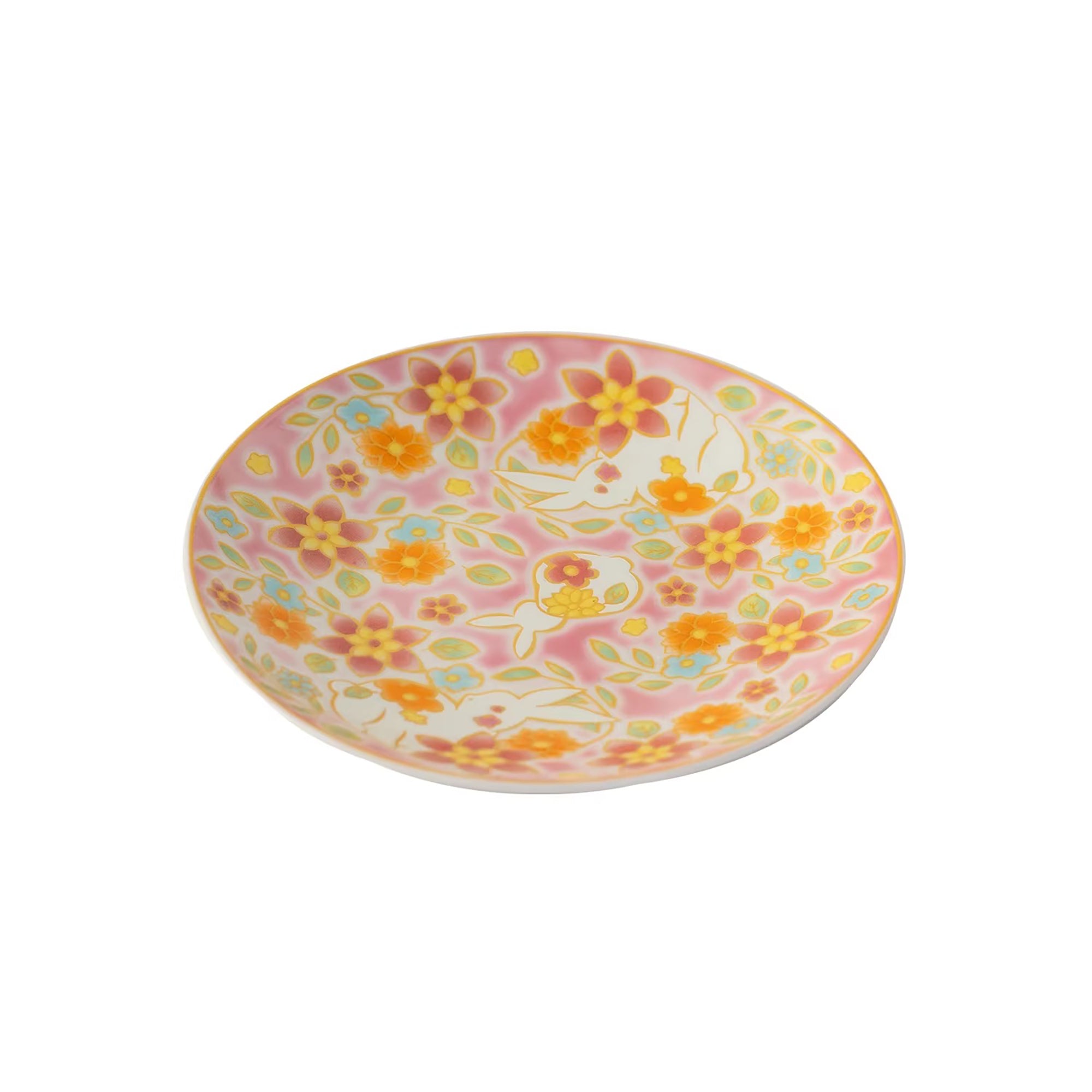 Vaisselle Kutani-yaki motif lapin