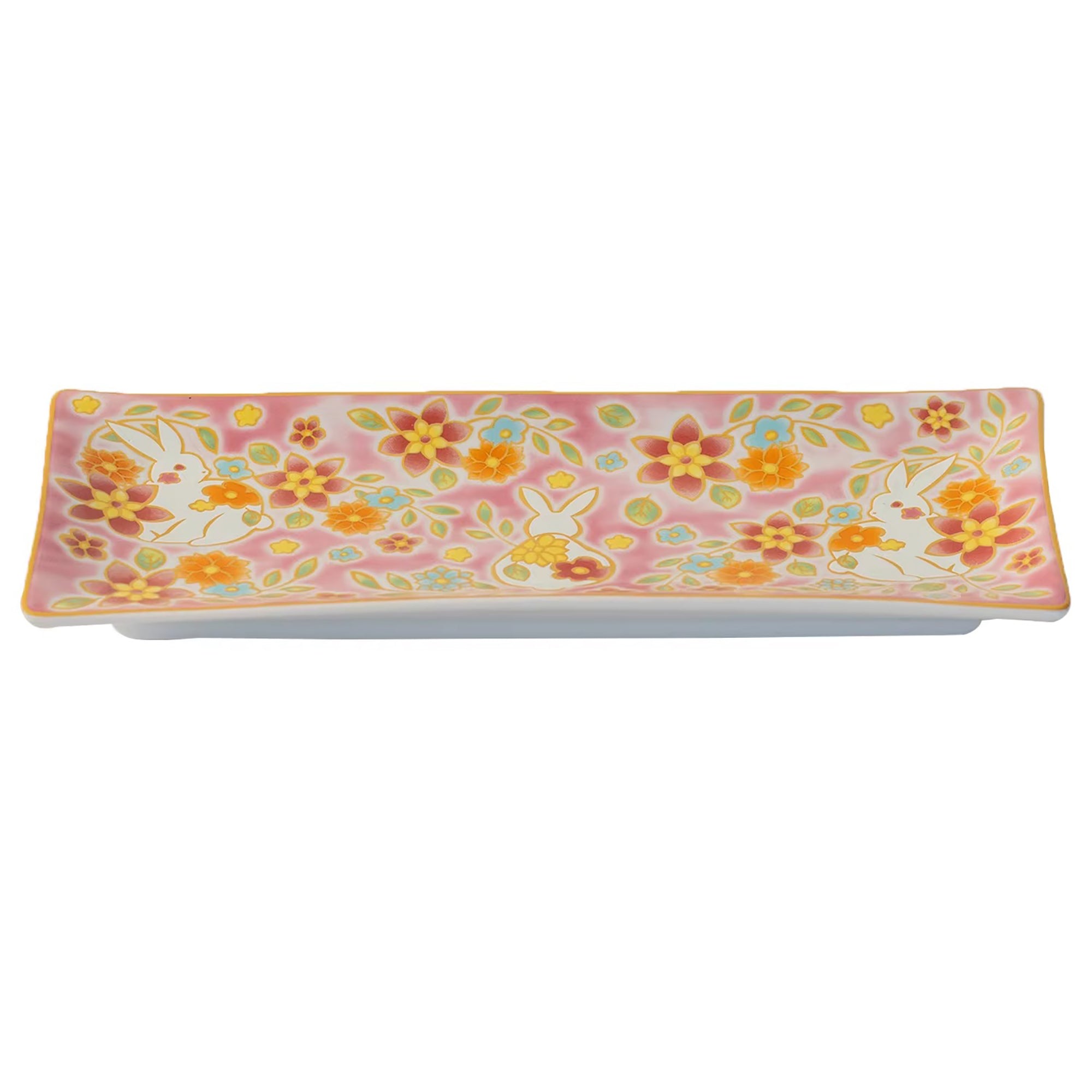 Vaisselle Kutani-yaki motif lapin