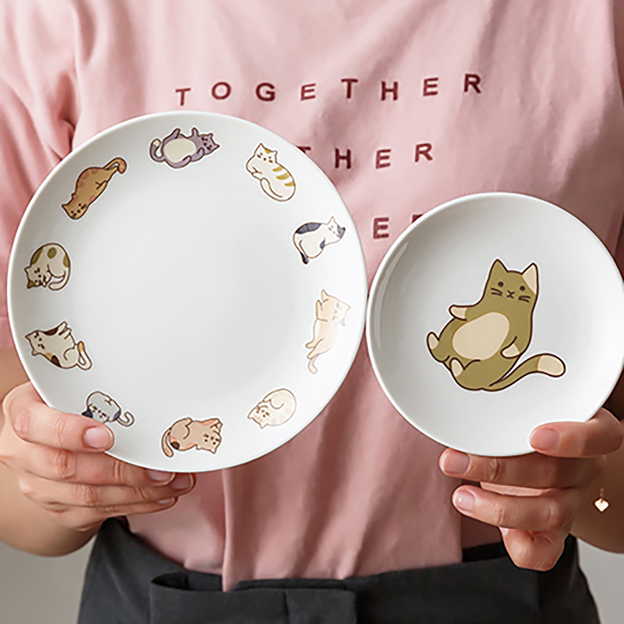 VAISSELLE avec motif de CHAT pourENFANT