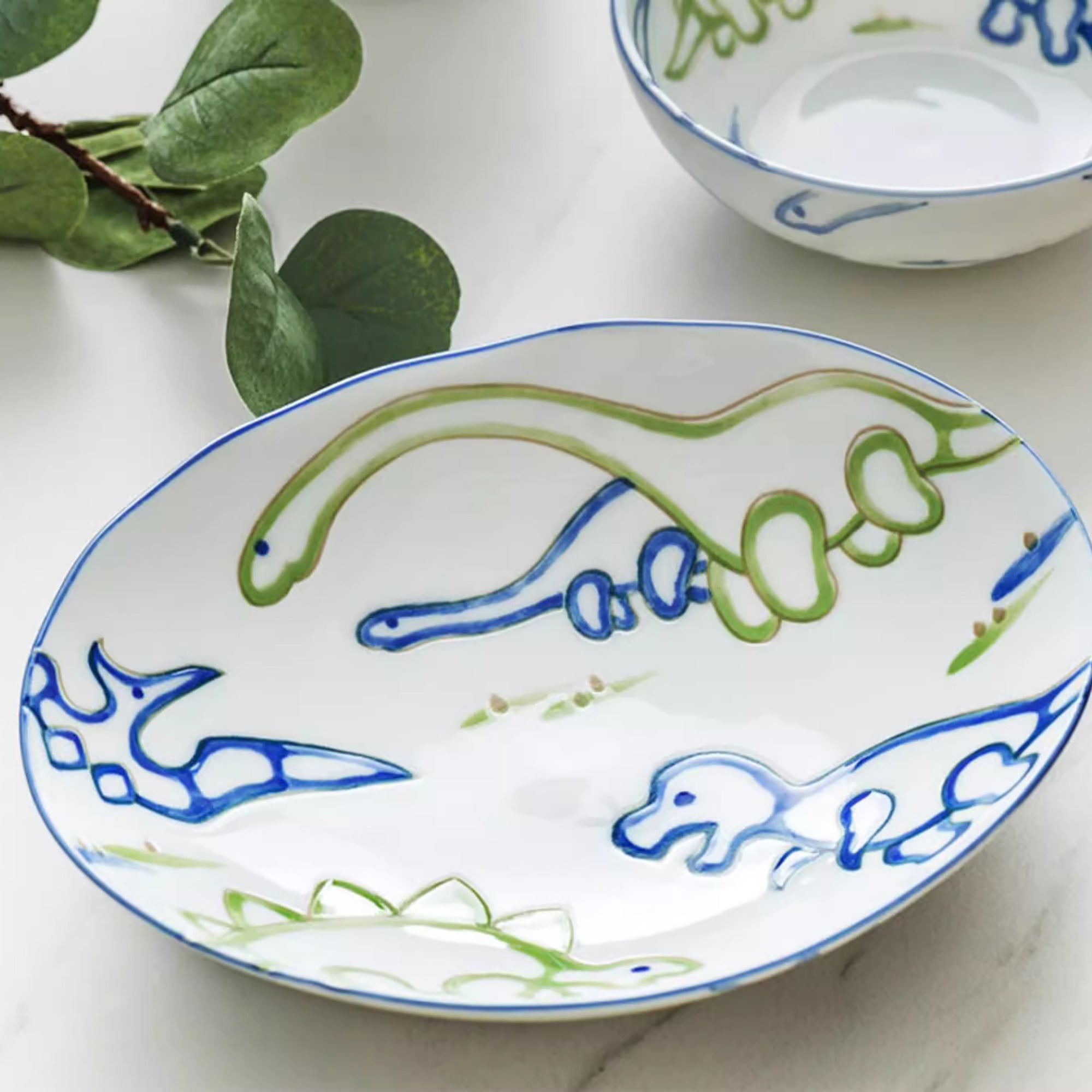 Tableware with cute Dinosaur design